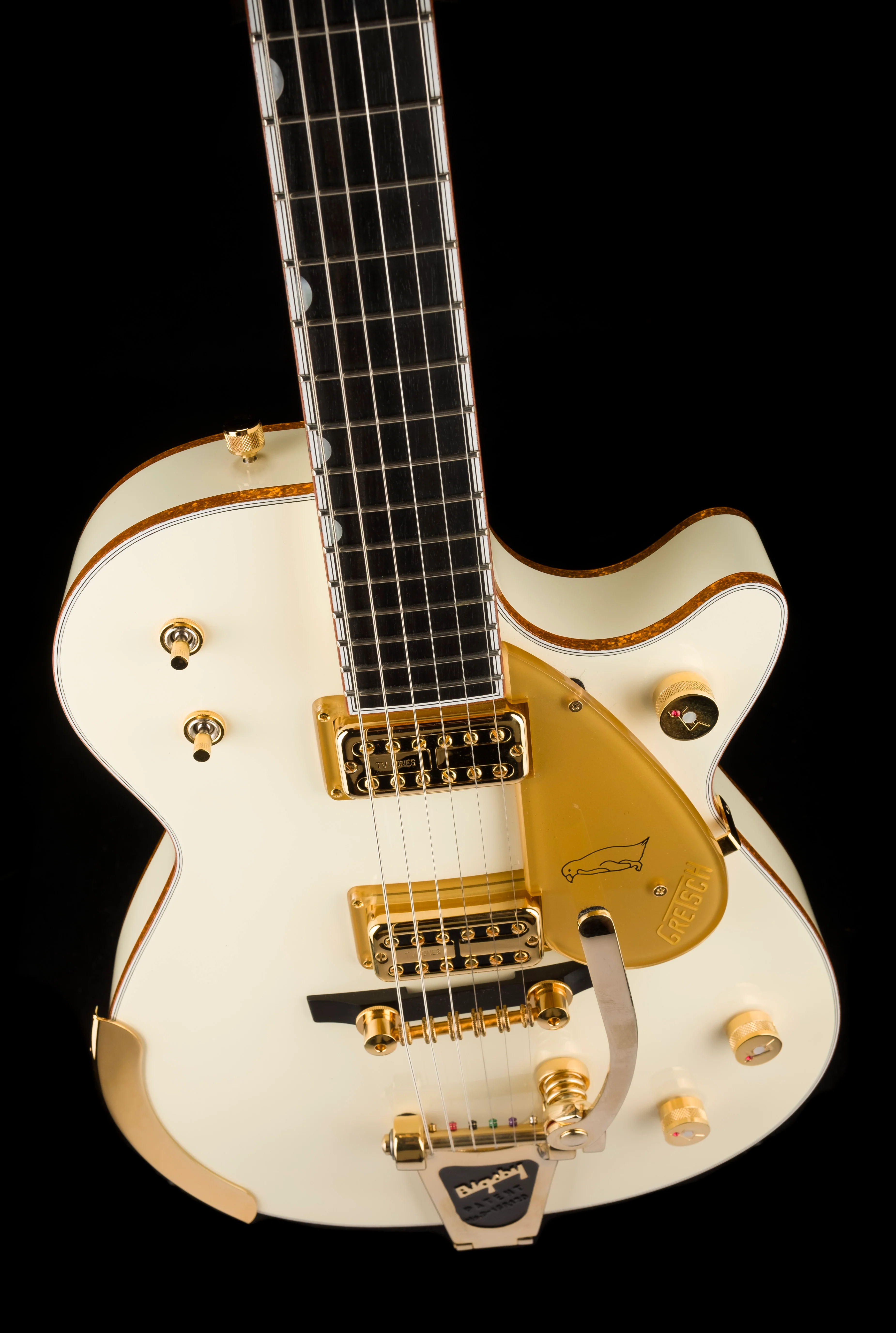 Used Gretsch G6134T-58 Vintage Select ’58 Penguin Vintage White With OHSC - Image 4