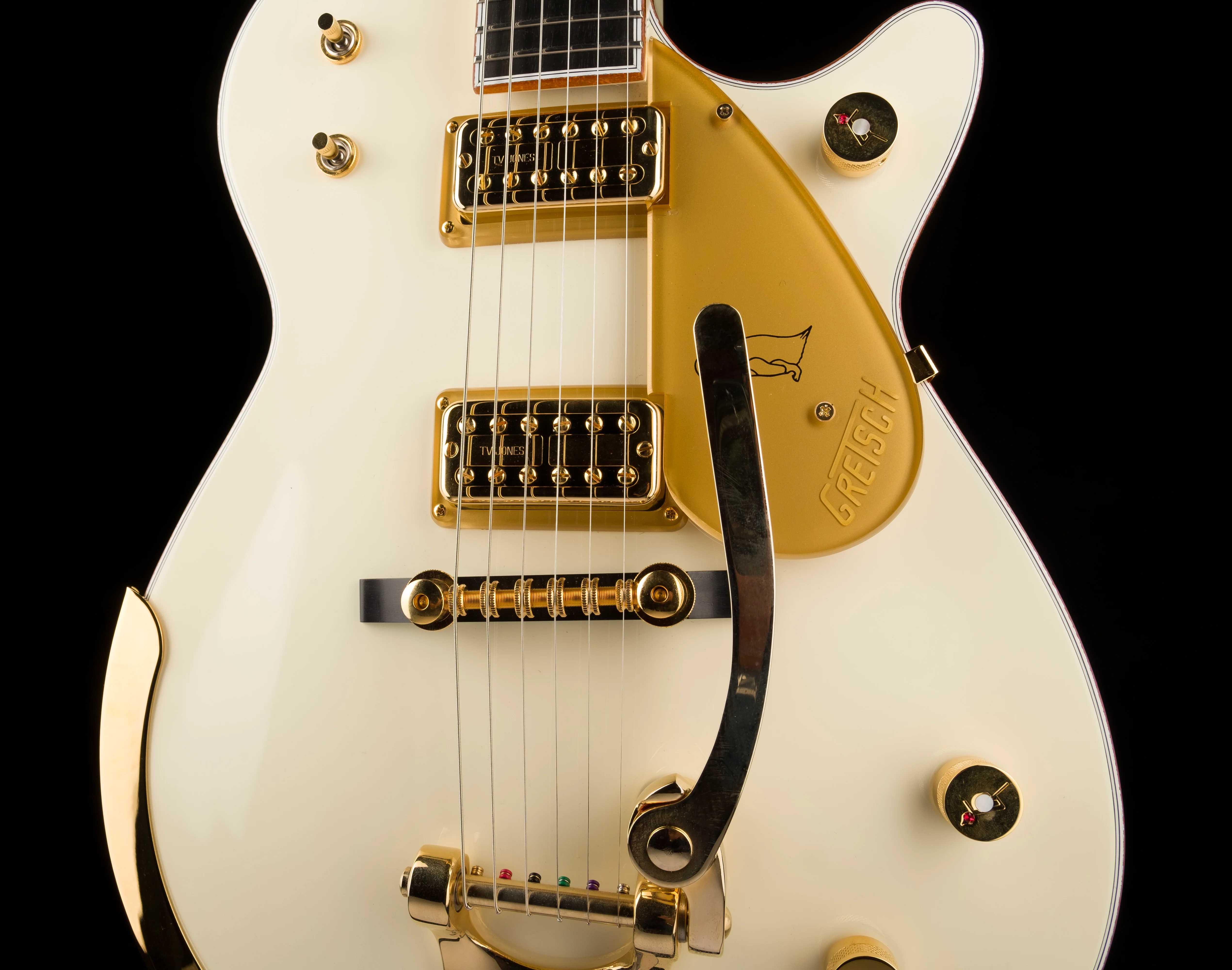 Used Gretsch G6134T-58 Vintage Select ’58 Penguin Vintage White With OHSC - Image 6