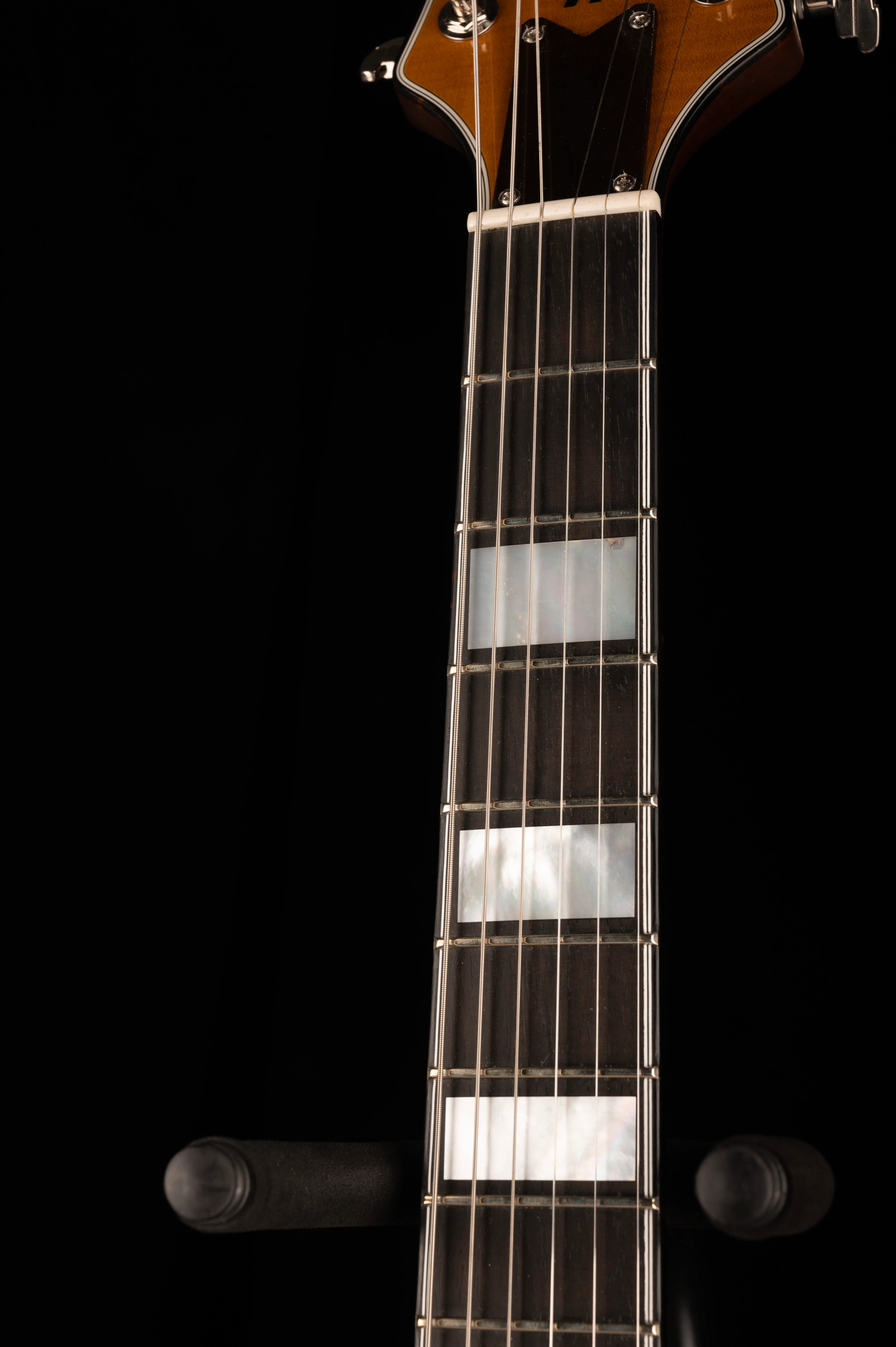 Used Gretsch G6134TFM-NH Nigel Hendroff Signature Penguin Amber Flame With OHSC - Image 12