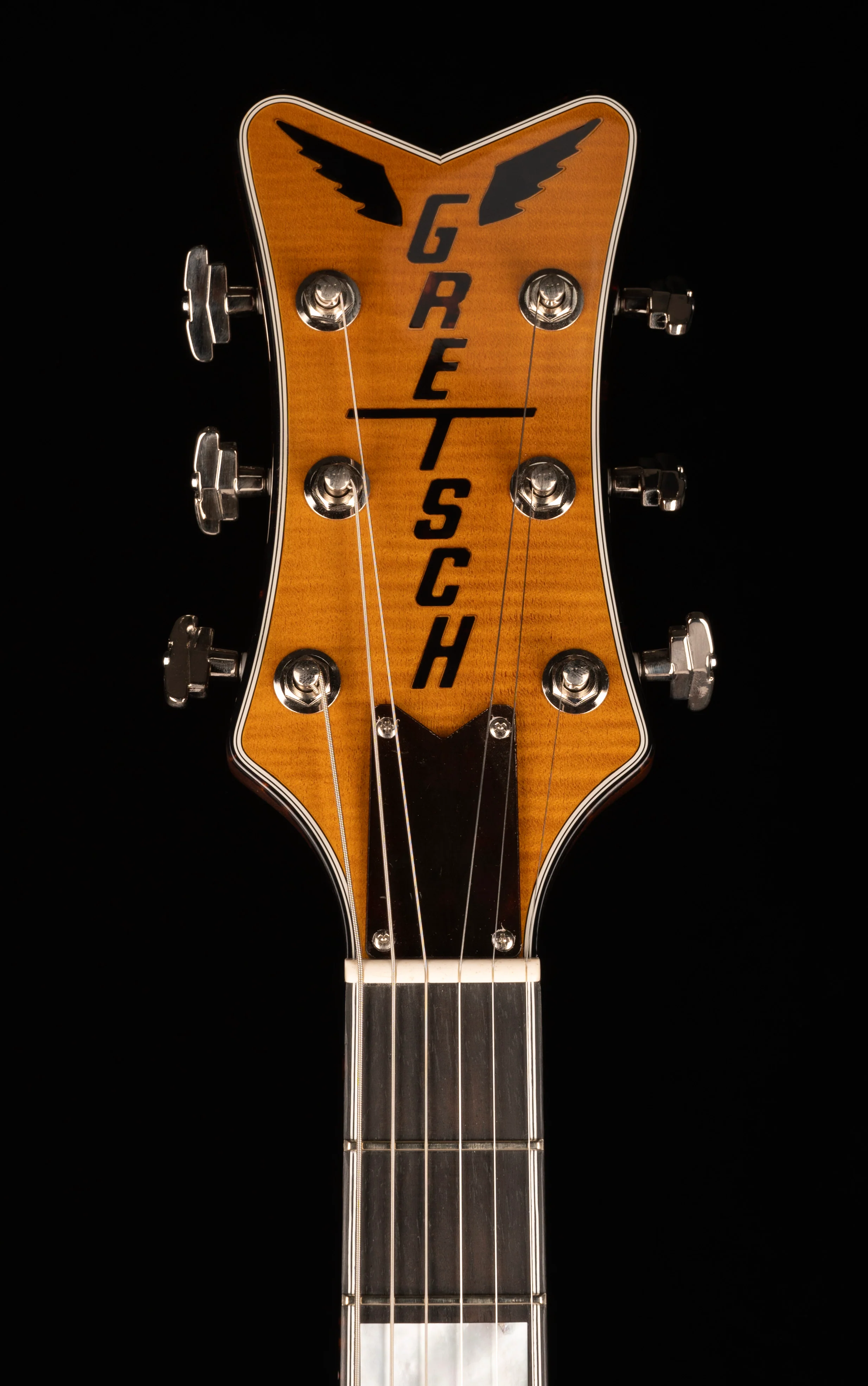 Used Gretsch G6134TFM-NH Nigel Hendroff Signature Penguin Amber Flame With OHSC - Image 14