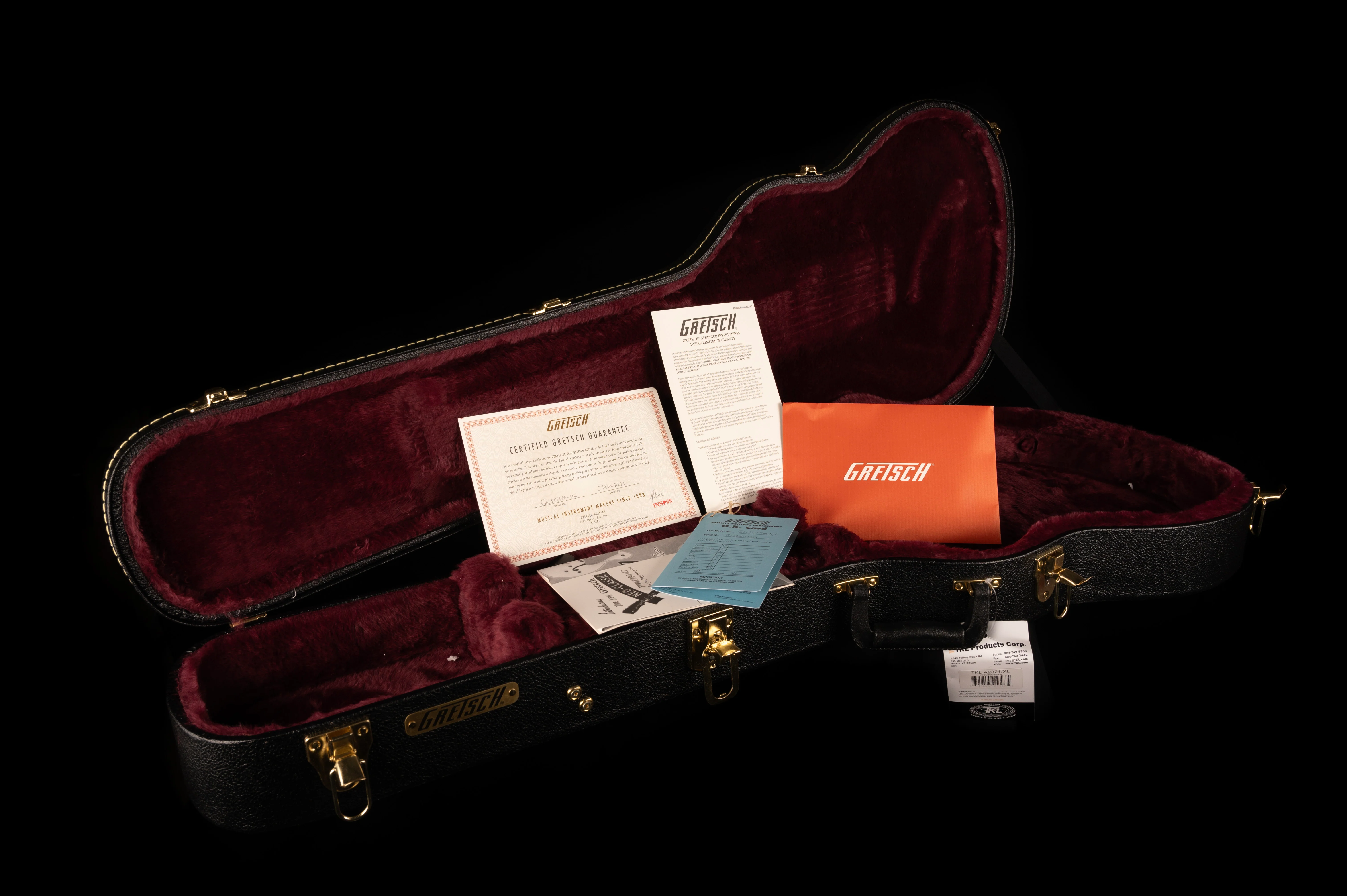 Used Gretsch G6134TFM-NH Nigel Hendroff Signature Penguin Amber Flame With OHSC - Image 16