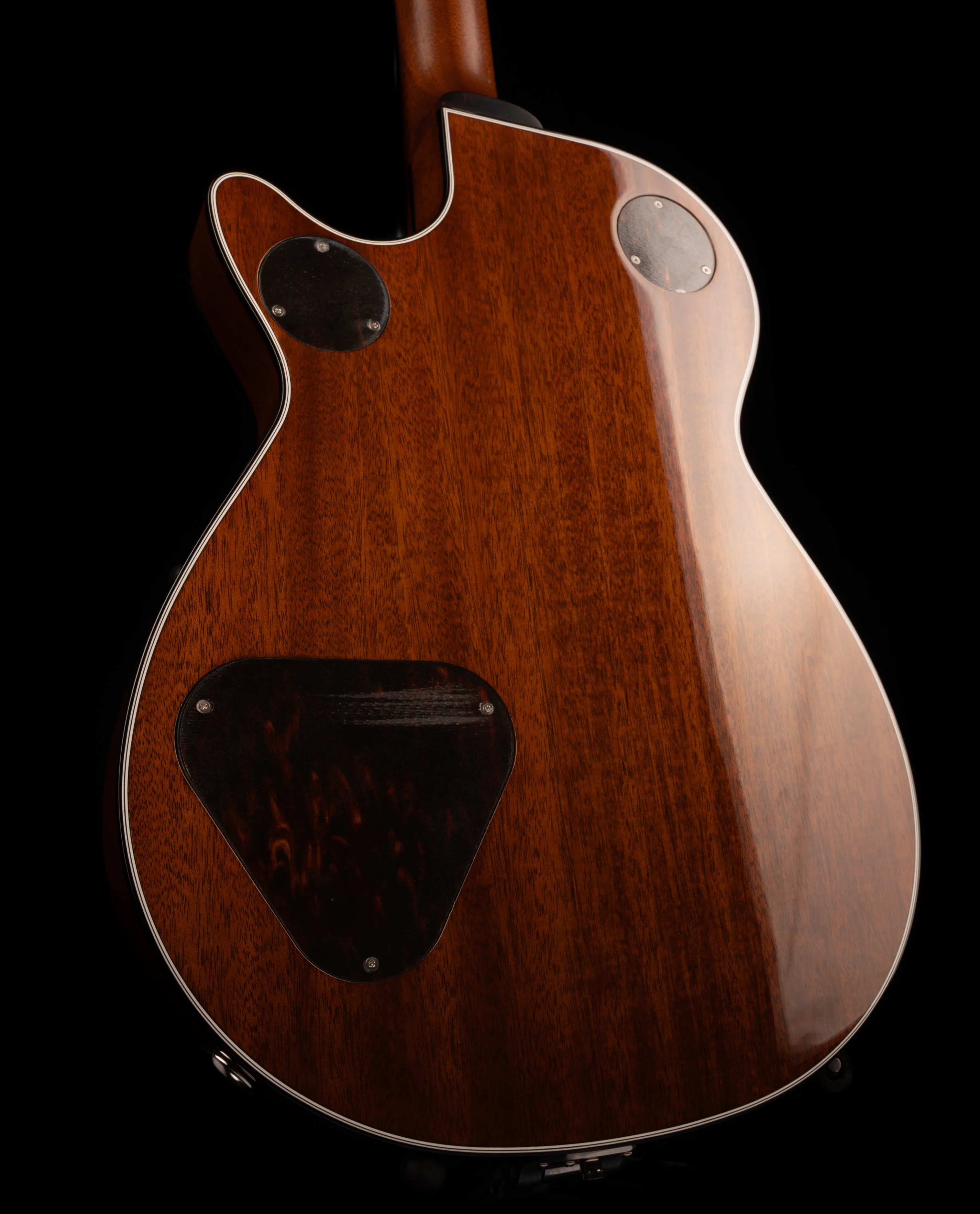 Used Gretsch G6134TFM-NH Nigel Hendroff Signature Penguin Amber Flame With OHSC - Image 9