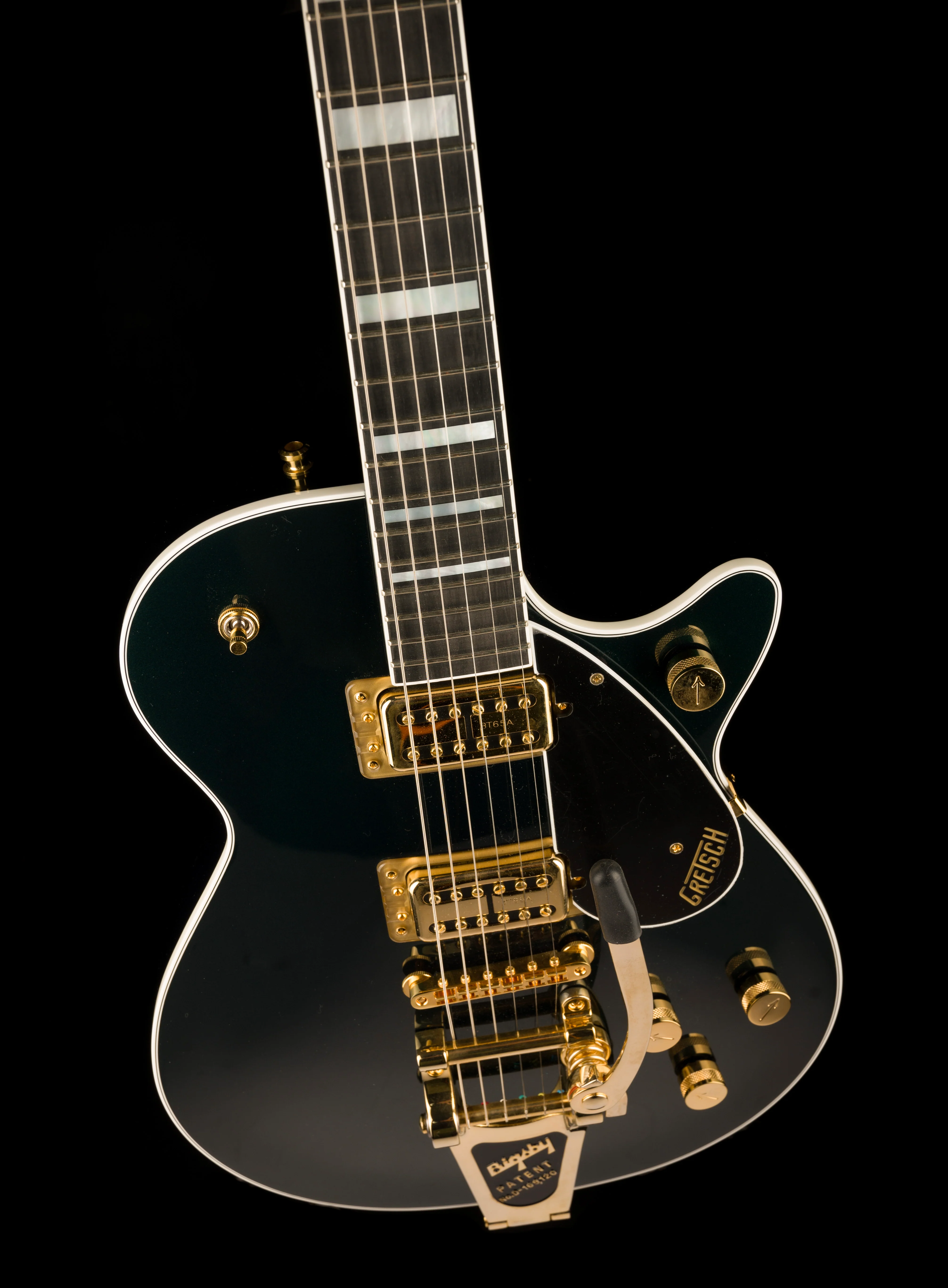 Used Gretsch G6228TG Players Edition Jet BT Cadillac Green with OHSC - Image 4