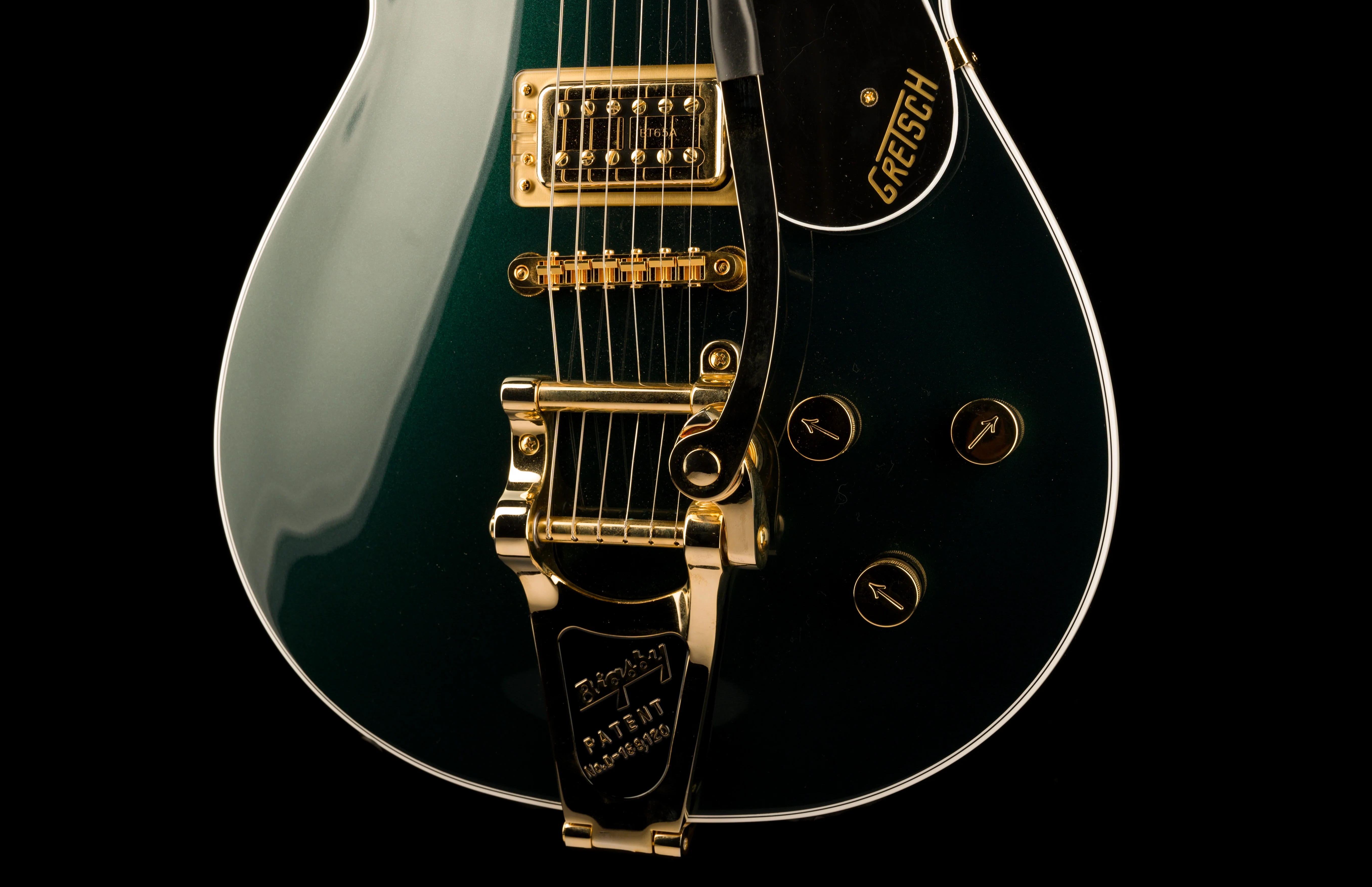 Used Gretsch G6228TG Players Edition Jet BT Cadillac Green with OHSC - Image 5