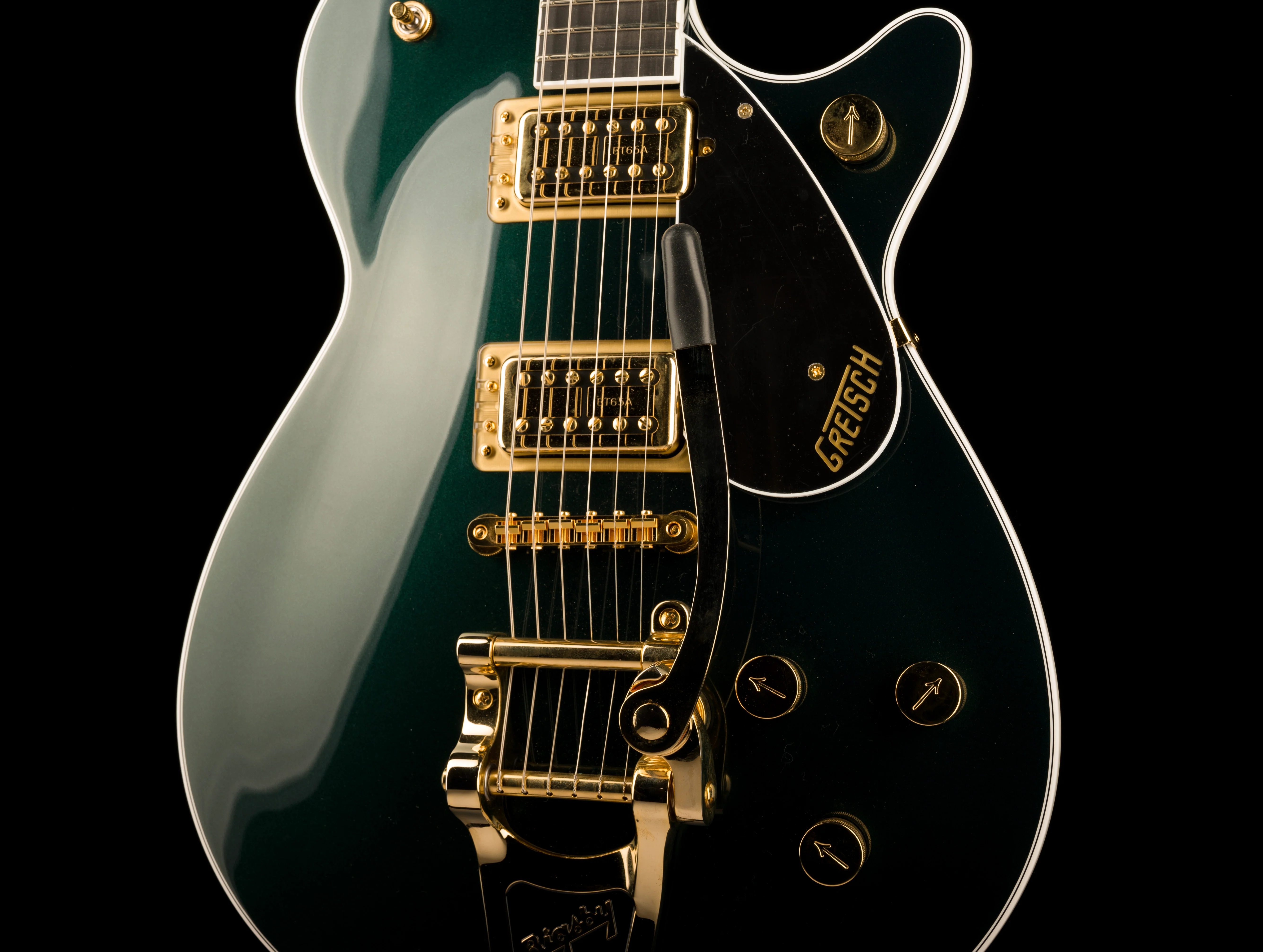 Used Gretsch G6228TG Players Edition Jet BT Cadillac Green with OHSC - Image 6