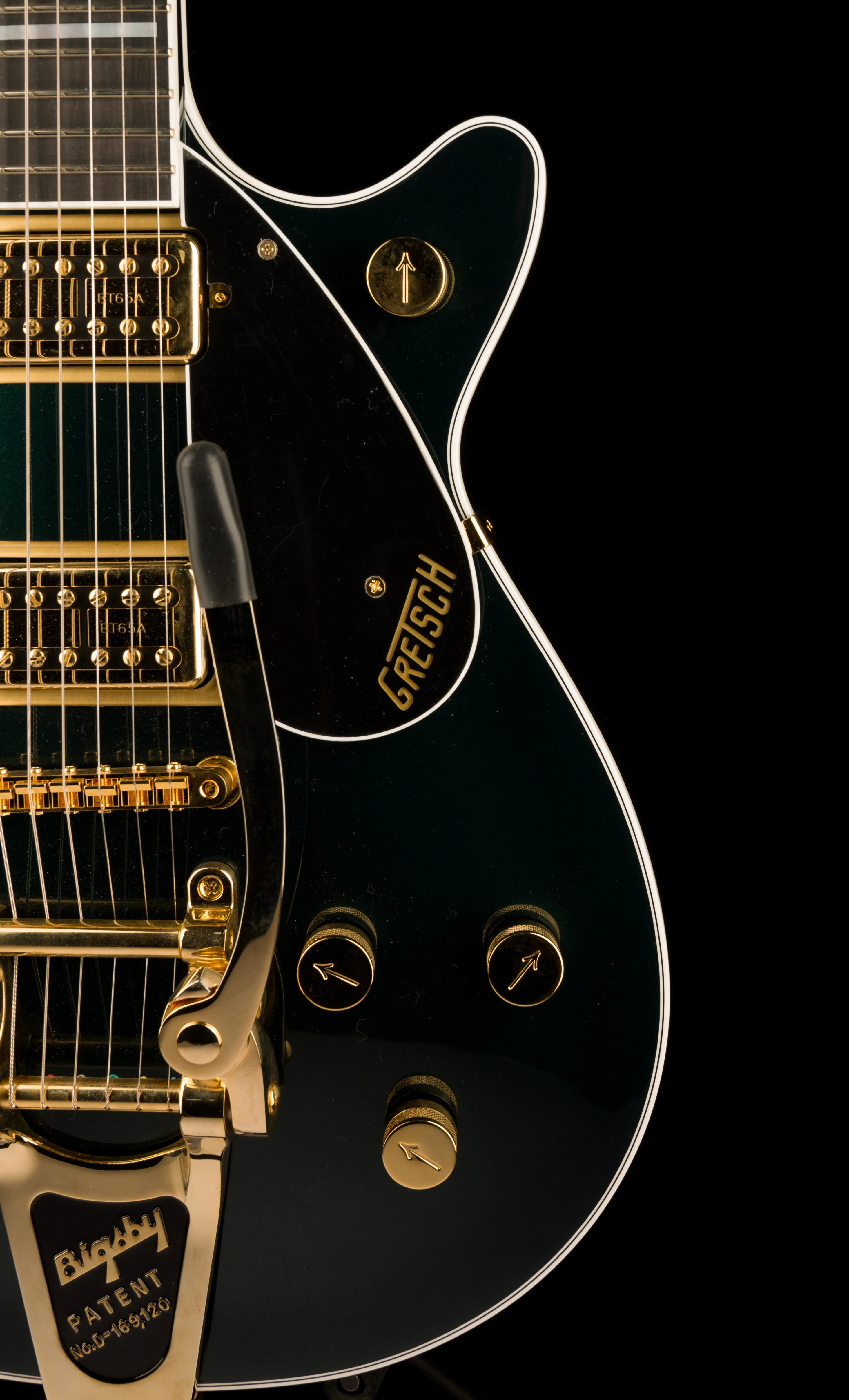 Used Gretsch G6228TG Players Edition Jet BT Cadillac Green with OHSC - Image 9