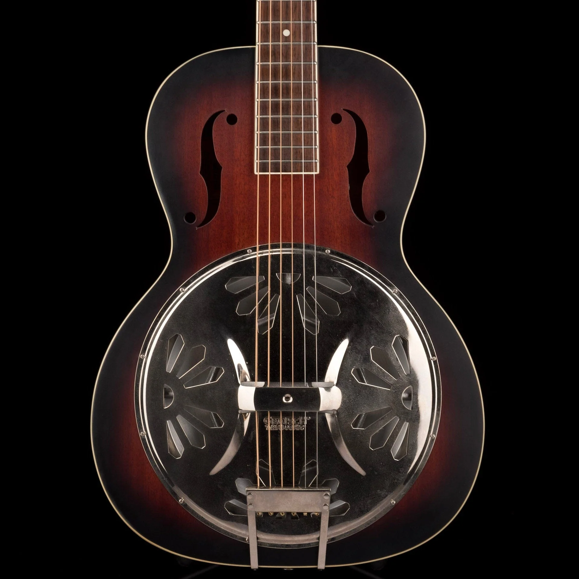 Used Gretsch G9220 Bobtail Round Neck Acoustic Electric Resonator 2-Tone Sunburst