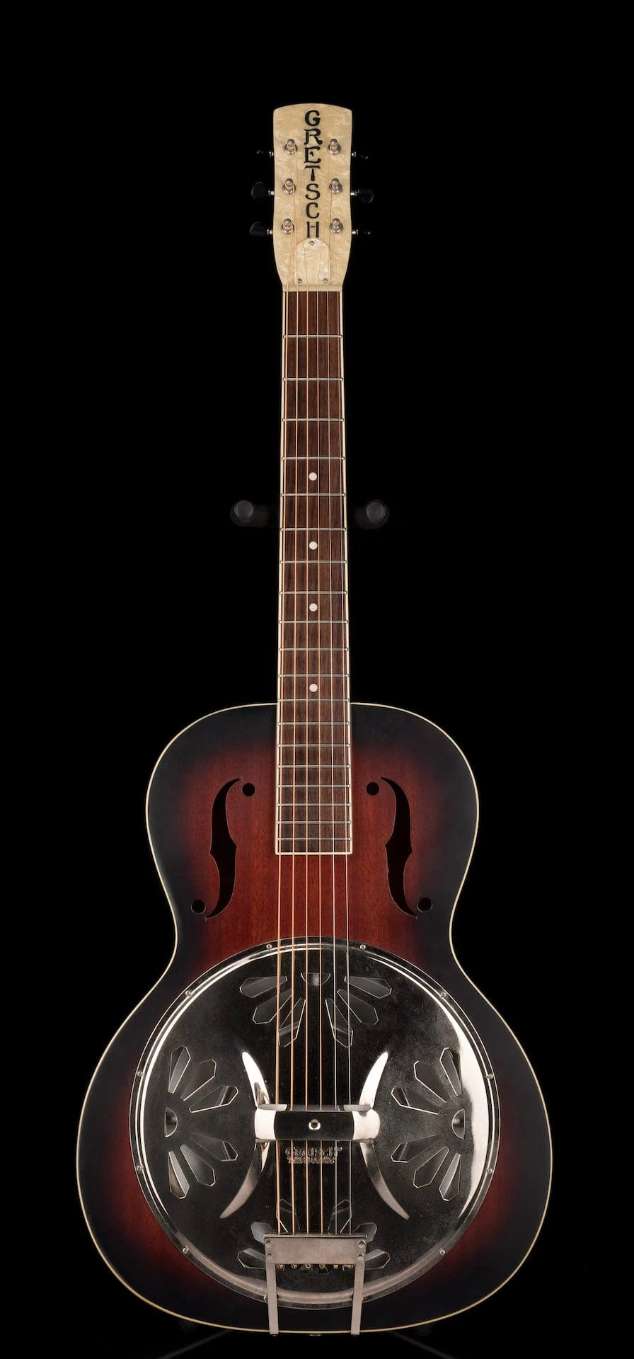 Used Gretsch G9220 Bobtail Round Neck Acoustic Electric Resonator 2-Tone Sunburst - Image 2