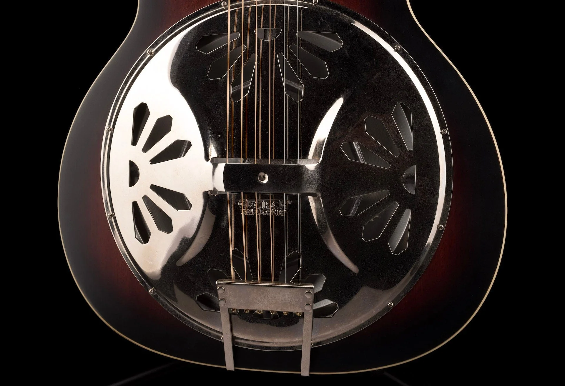 Used Gretsch G9220 Bobtail Round Neck Acoustic Electric Resonator 2-Tone Sunburst - Image 5
