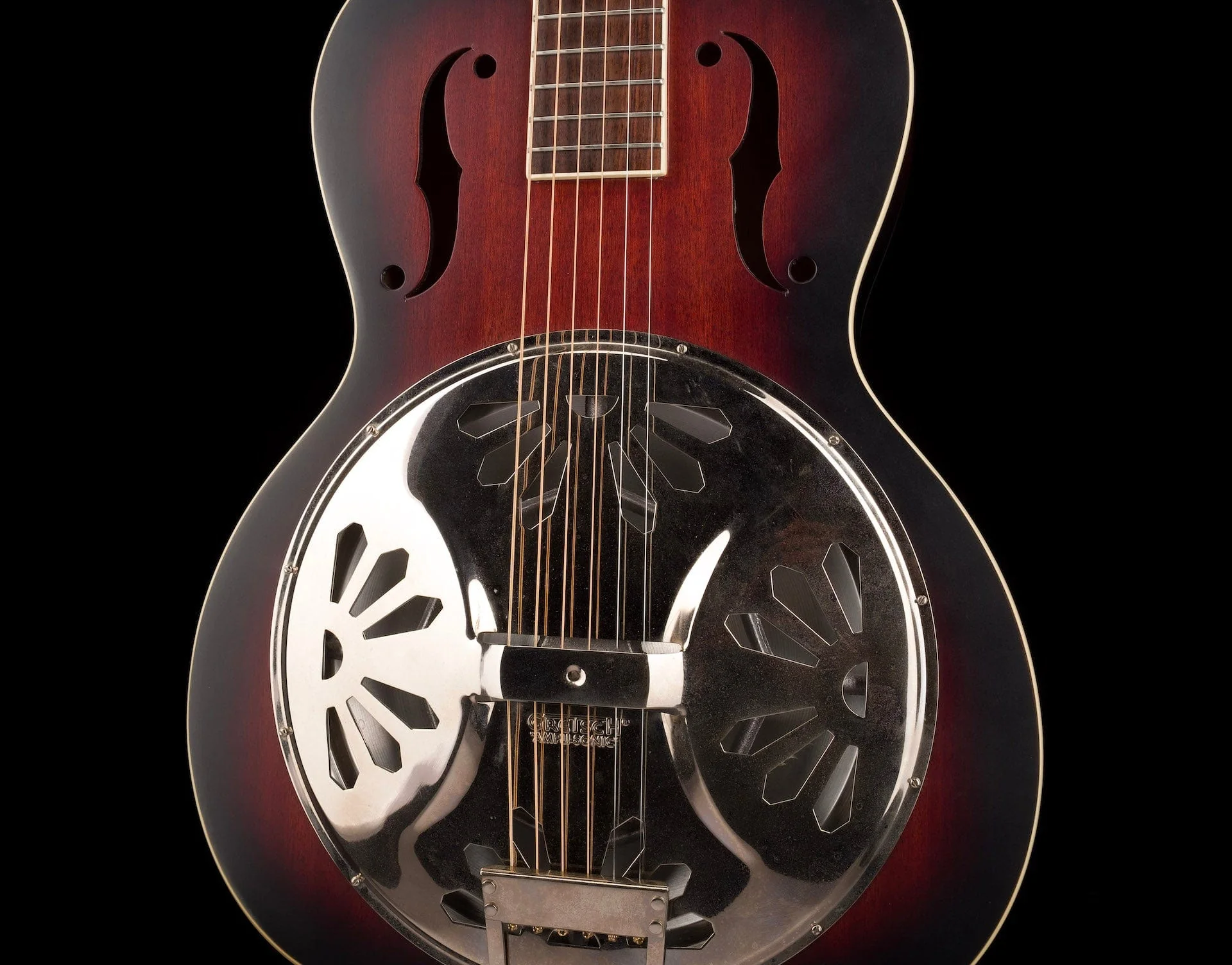 Used Gretsch G9220 Bobtail Round Neck Acoustic Electric Resonator 2-Tone Sunburst - Image 6