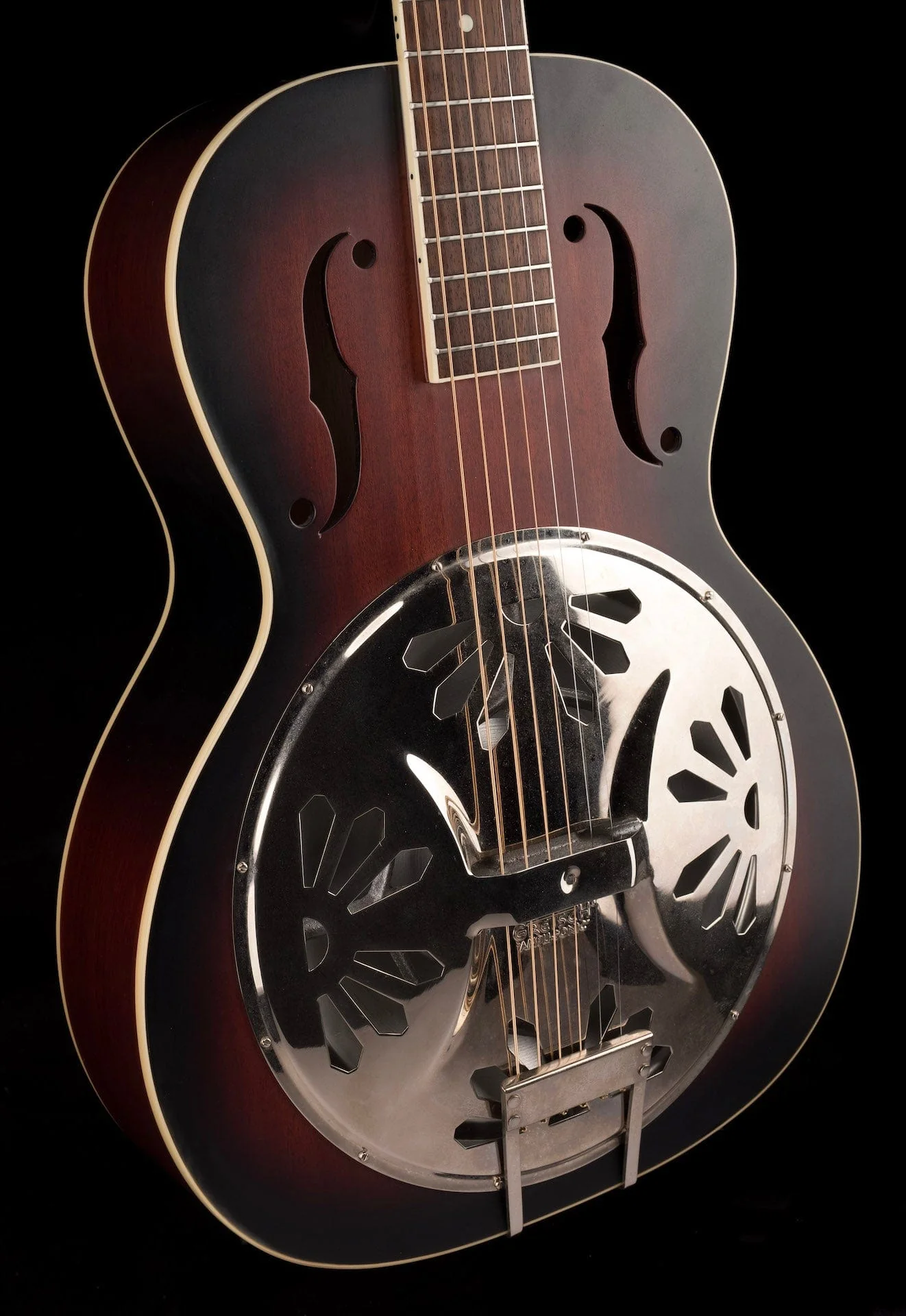 Used Gretsch G9220 Bobtail Round Neck Acoustic Electric Resonator 2-Tone Sunburst - Image 7