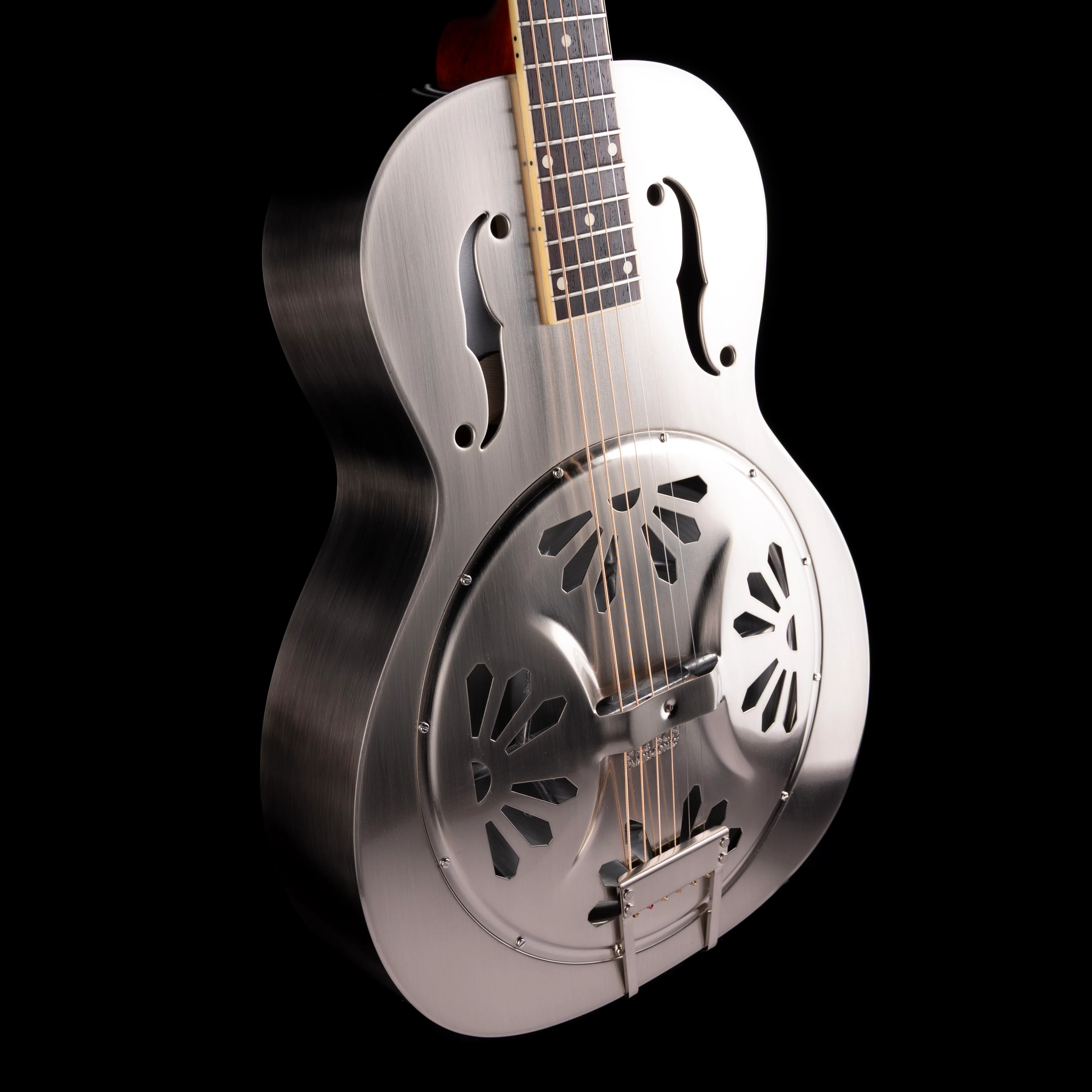 Used Gretsch G9221 Bobtail Steel Acoustic-Electric Resonator Guitar With Gig Bag - Image 5