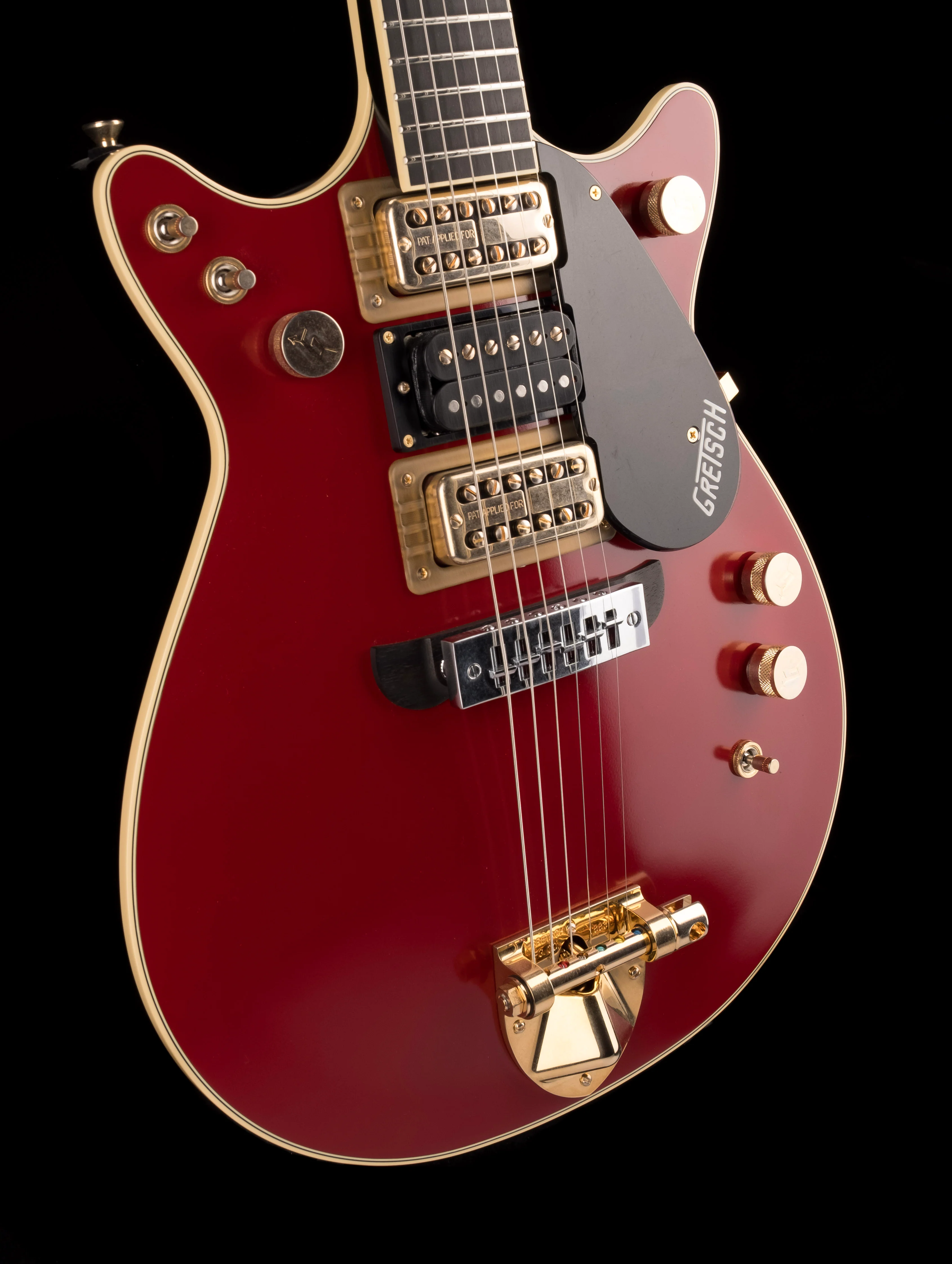 Used Gretsch Limited Edition G6131-MY-RB Malcolm Young Jet Vintage Firebird Red With OHSC - Image 11