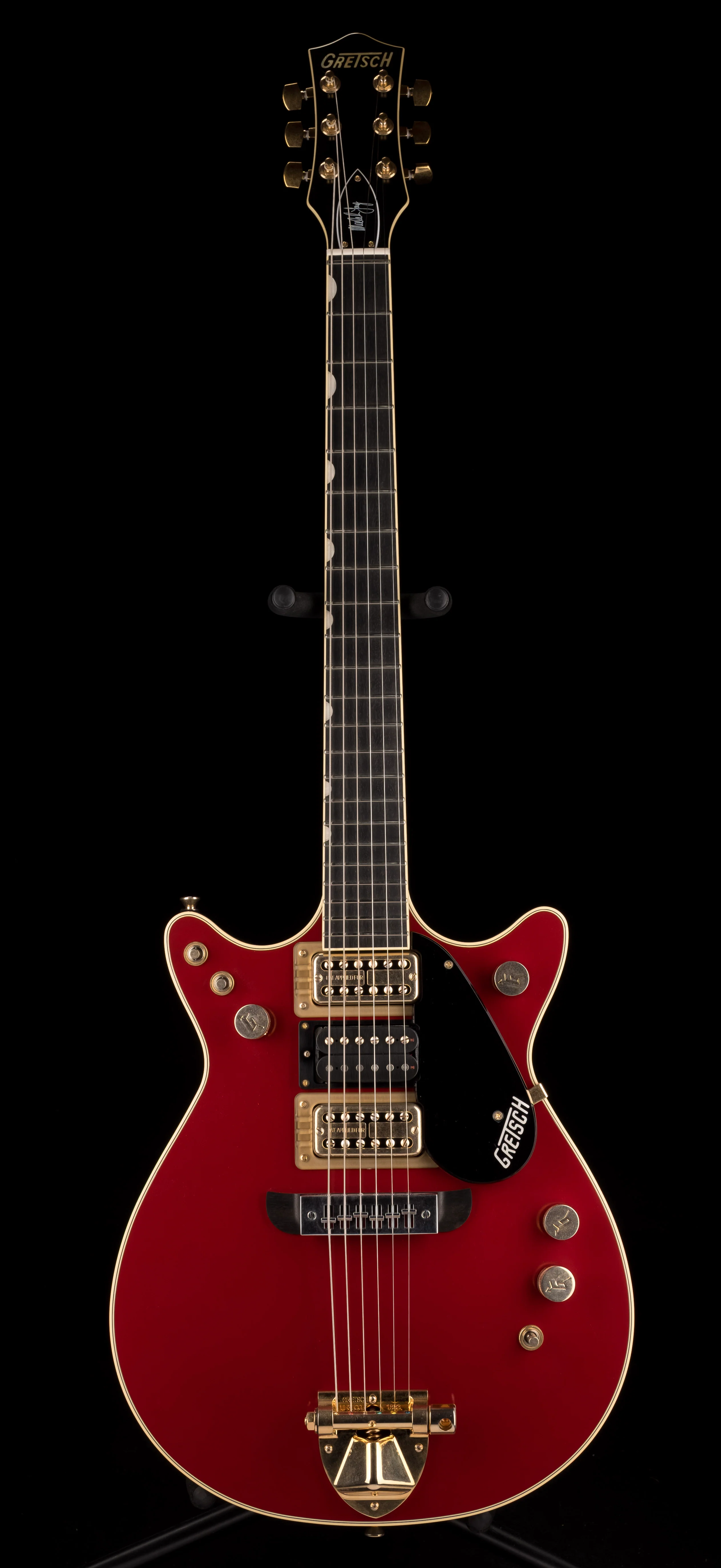 Used Gretsch Limited Edition G6131-MY-RB Malcolm Young Jet Vintage Firebird Red With OHSC - Image 2