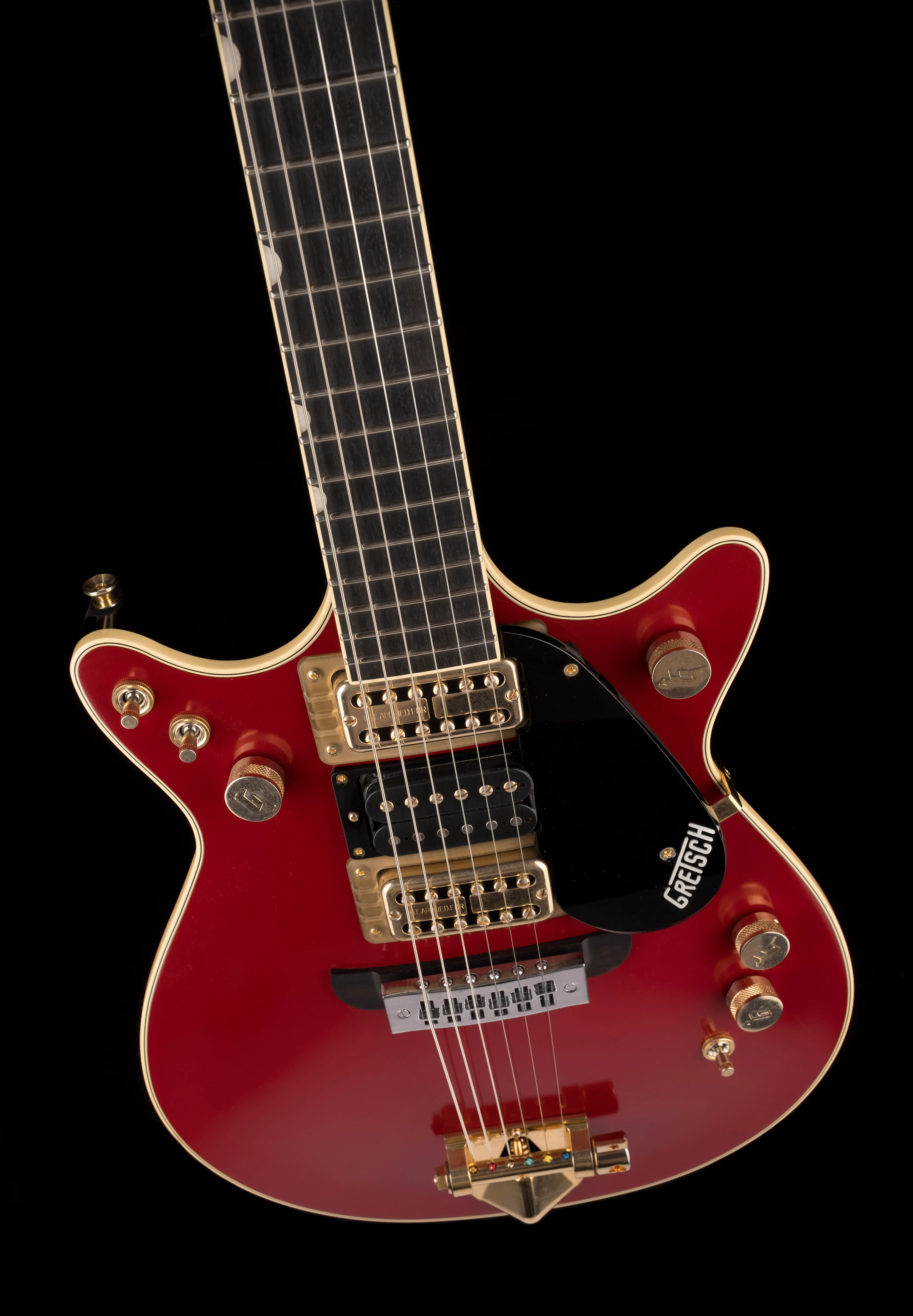 Used Gretsch Limited Edition G6131-MY-RB Malcolm Young Jet Vintage Firebird Red With OHSC - Image 4