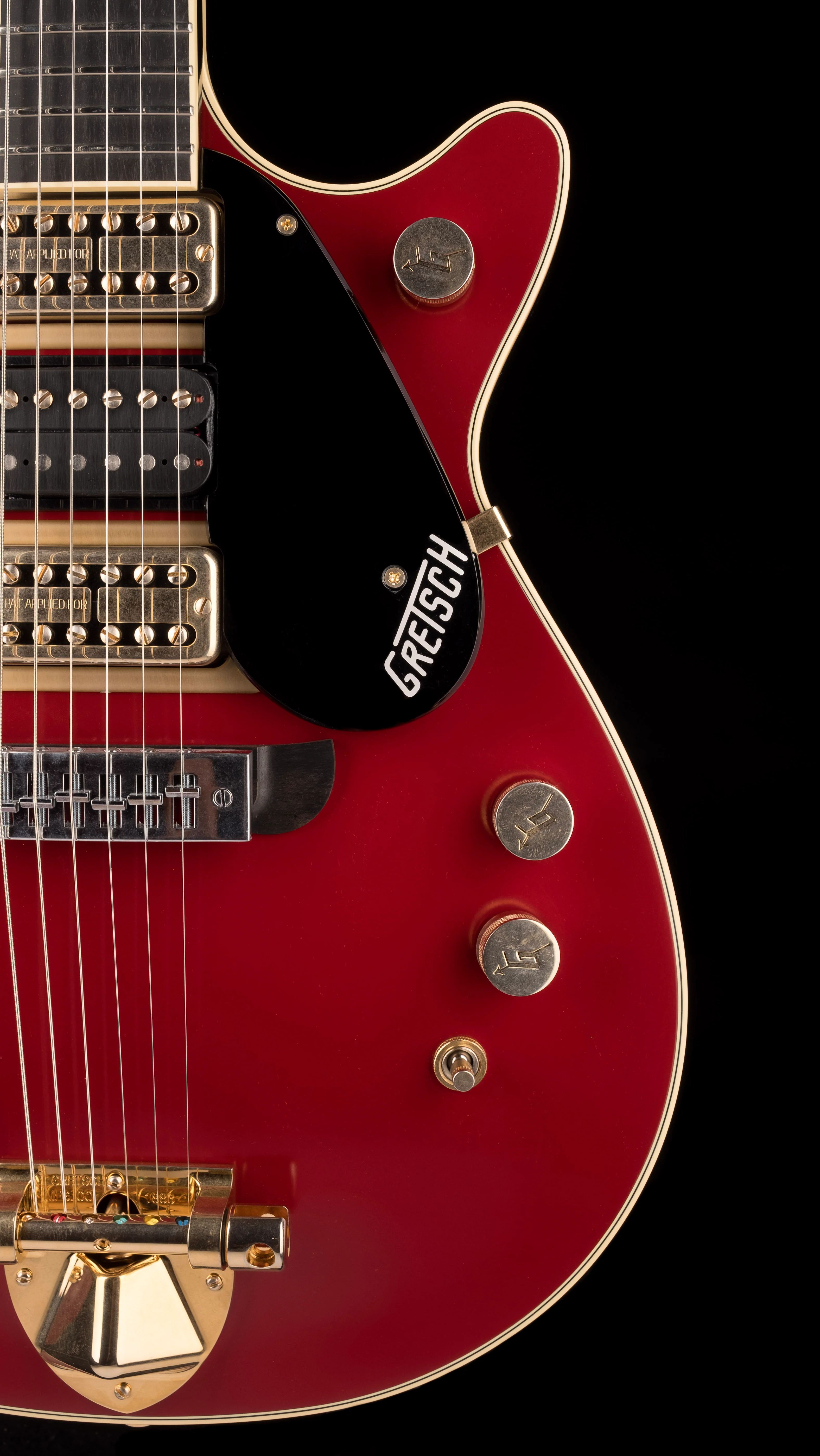 Used Gretsch Limited Edition G6131-MY-RB Malcolm Young Jet Vintage Firebird Red With OHSC - Image 9