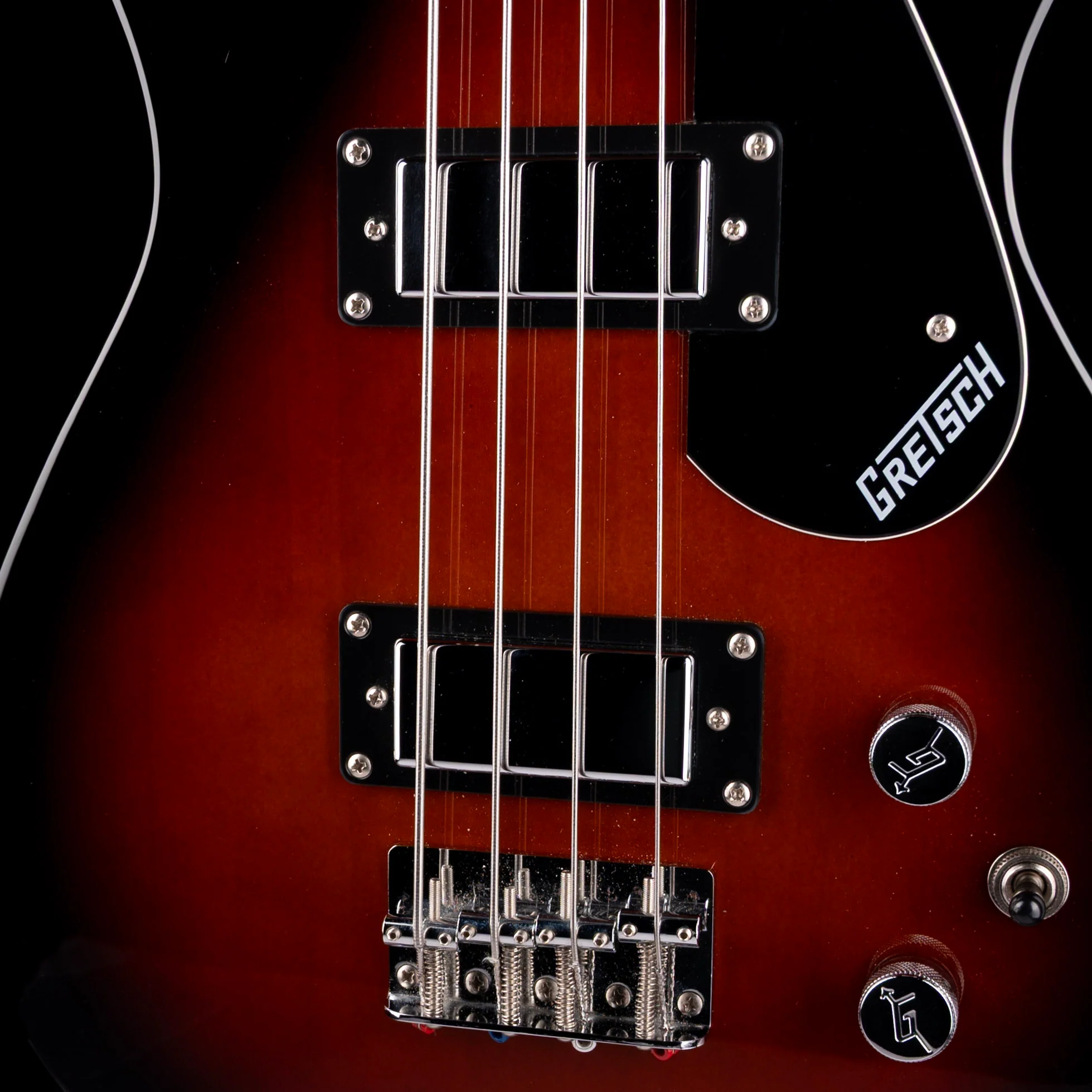 Used Gretsch Streamliner Jet Club Bass Single-Cut Bass Havana Burst With Gig Bag - Image 4