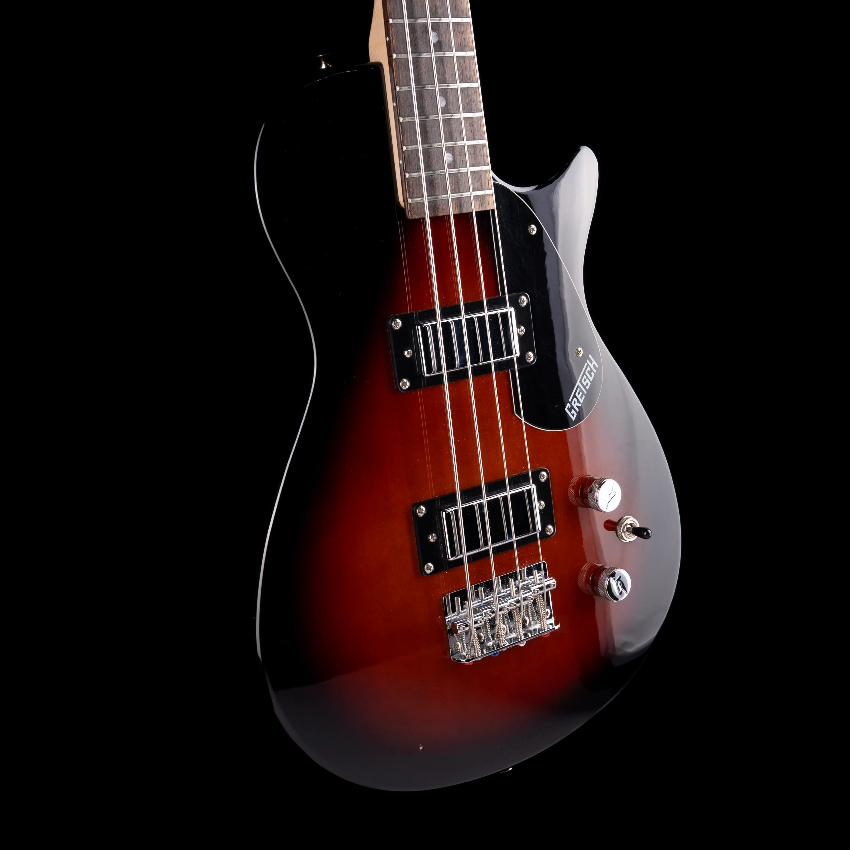 Used Gretsch Streamliner Jet Club Bass Single-Cut Bass Havana Burst With Gig Bag - Image 7