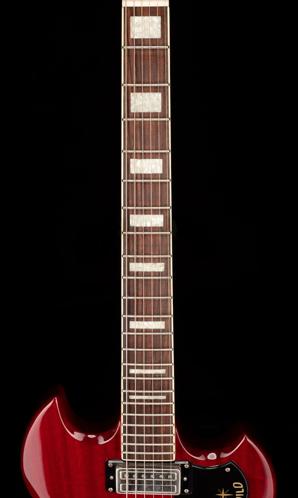 Used Guild Newark Street Collection S-100 Polara Cherry with OHSC - Image 11