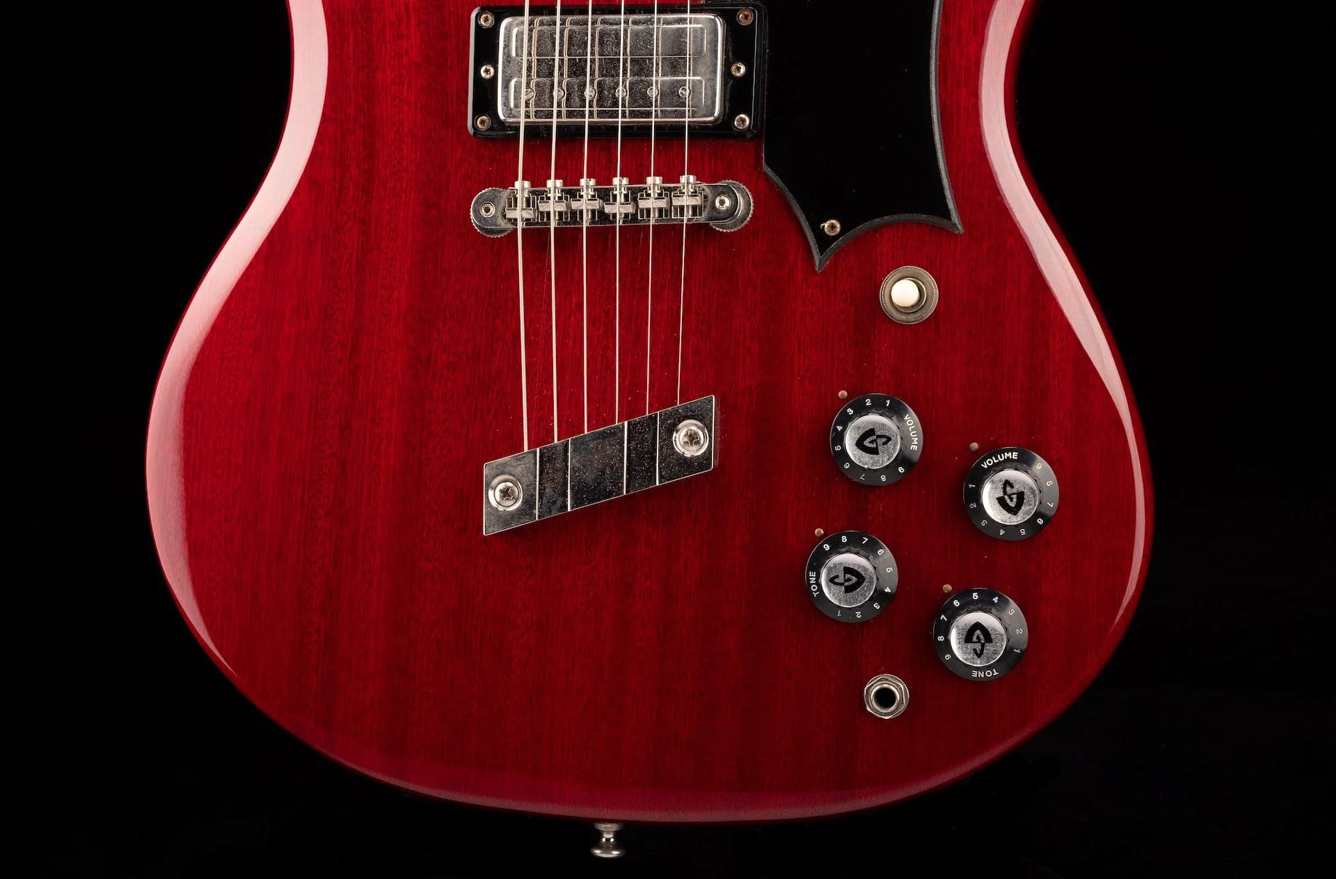 Used Guild Newark Street Collection S-100 Polara Cherry with OHSC - Image 5