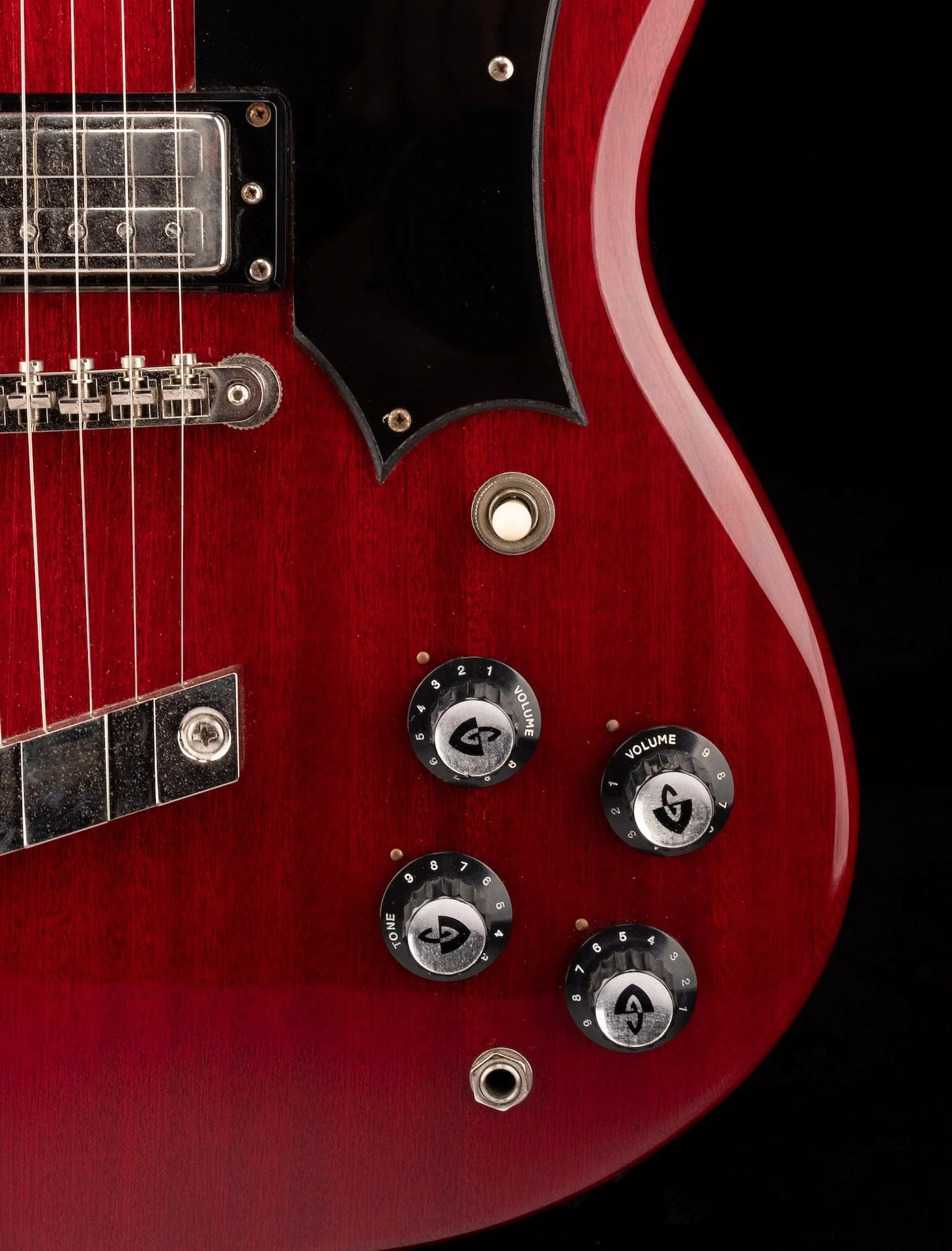 Used Guild Newark Street Collection S-100 Polara Cherry with OHSC - Image 7