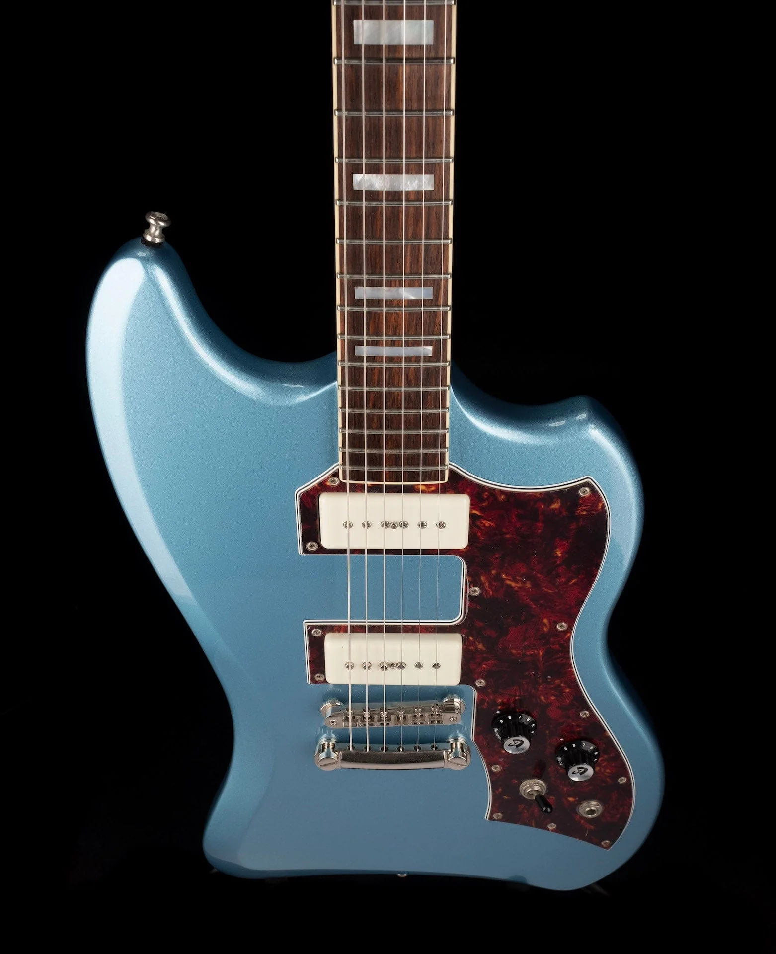 Used Guild T-Bird ST P90 Pelham Blue with Gig Bag - Image 4