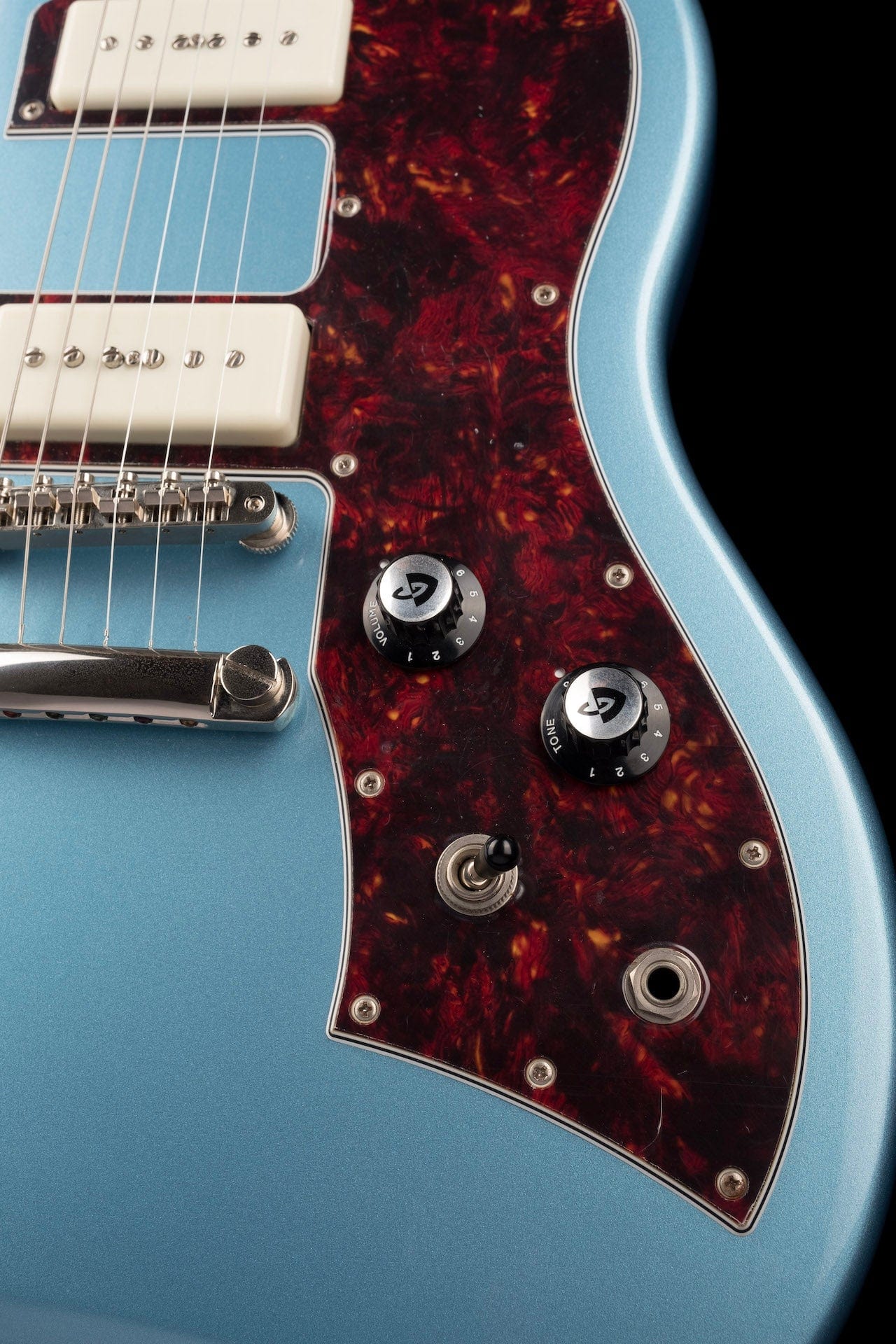 Used Guild T-Bird ST P90 Pelham Blue with Gig Bag - Image 8