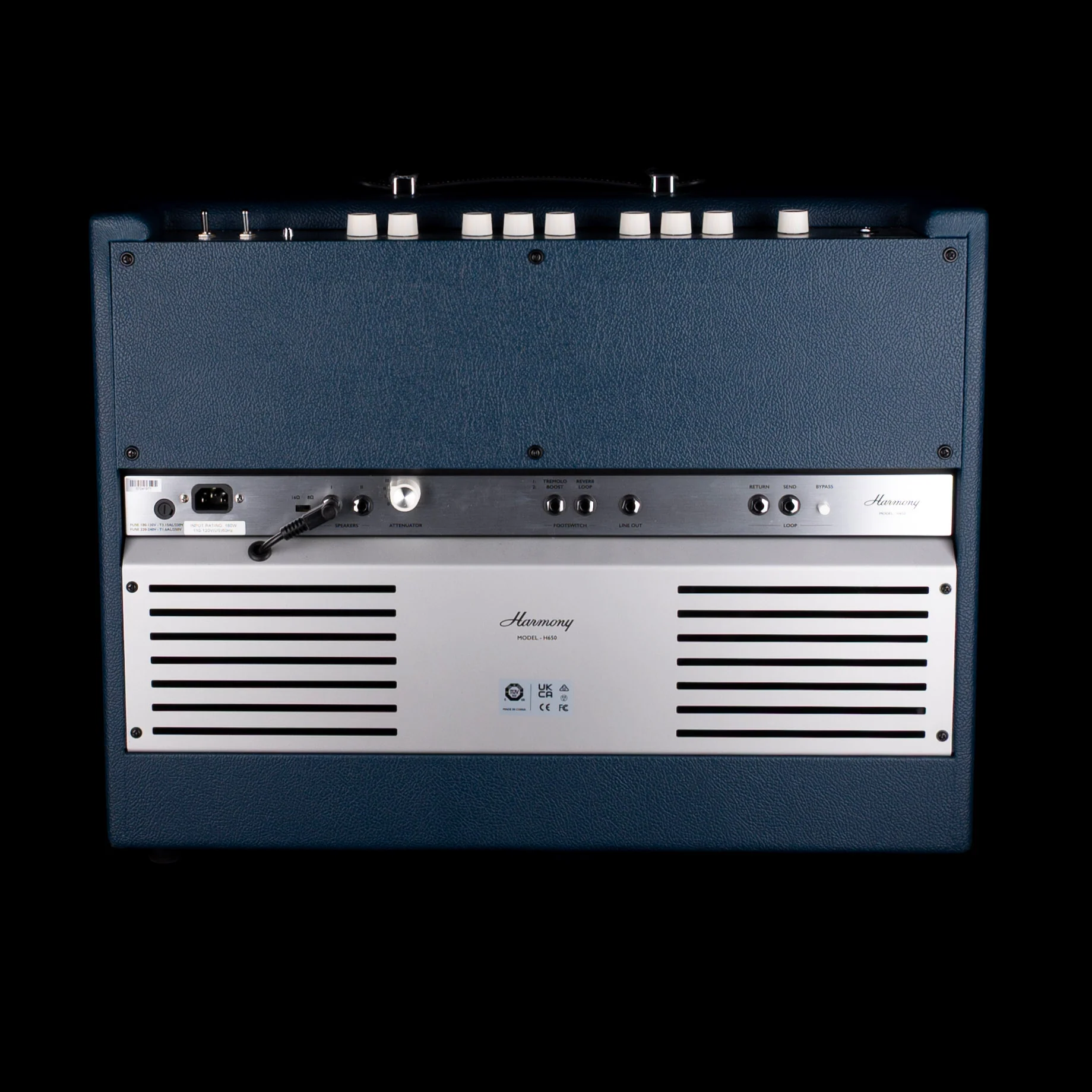 Used Harmony H650 Tube Guitar Amp Combo - Image 11
