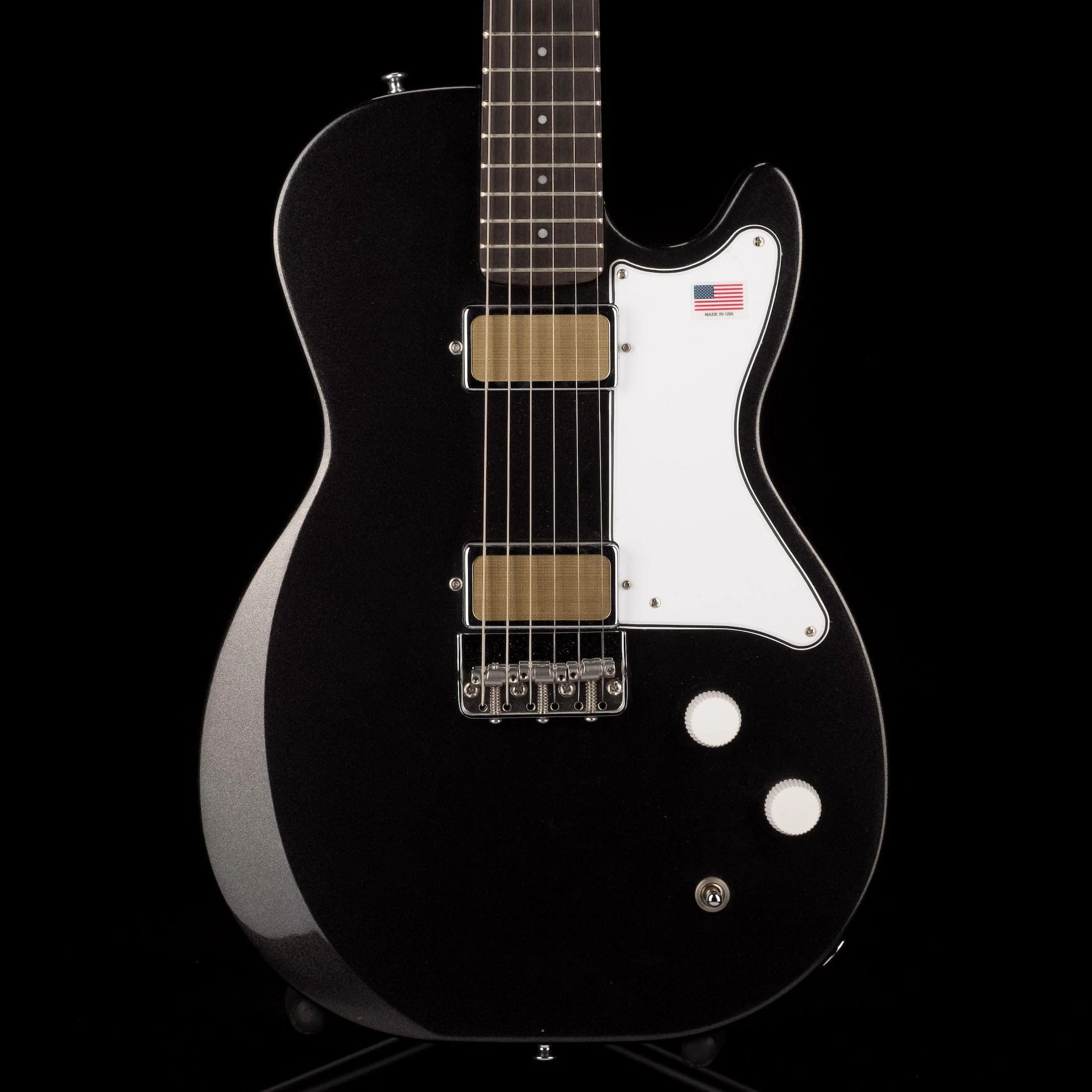 Used Harmony Jupiter Space Black Electric Guitar With Mono Soft Case