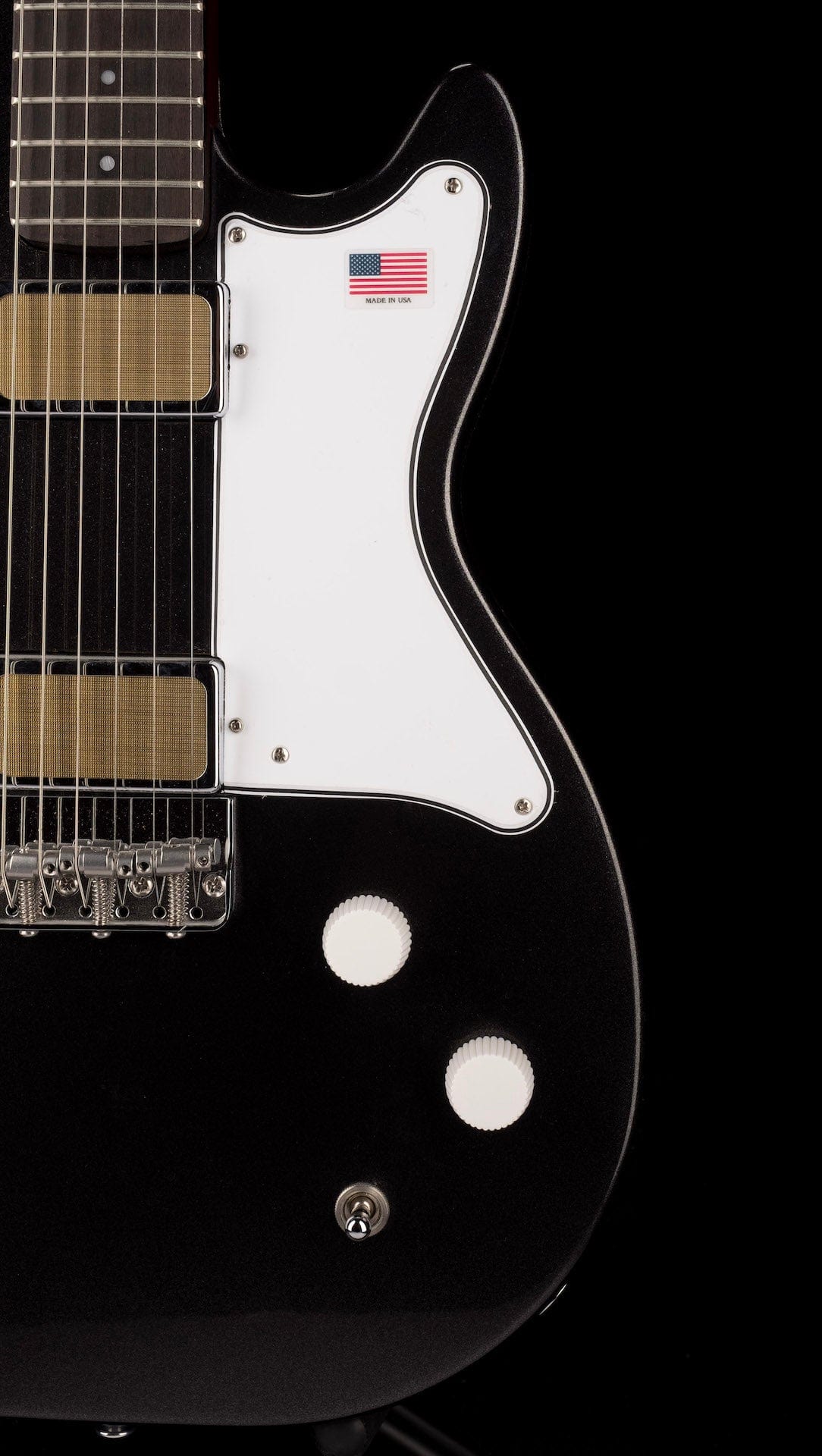 Used Harmony Jupiter Space Black Electric Guitar With Mono Soft Case - Image 8