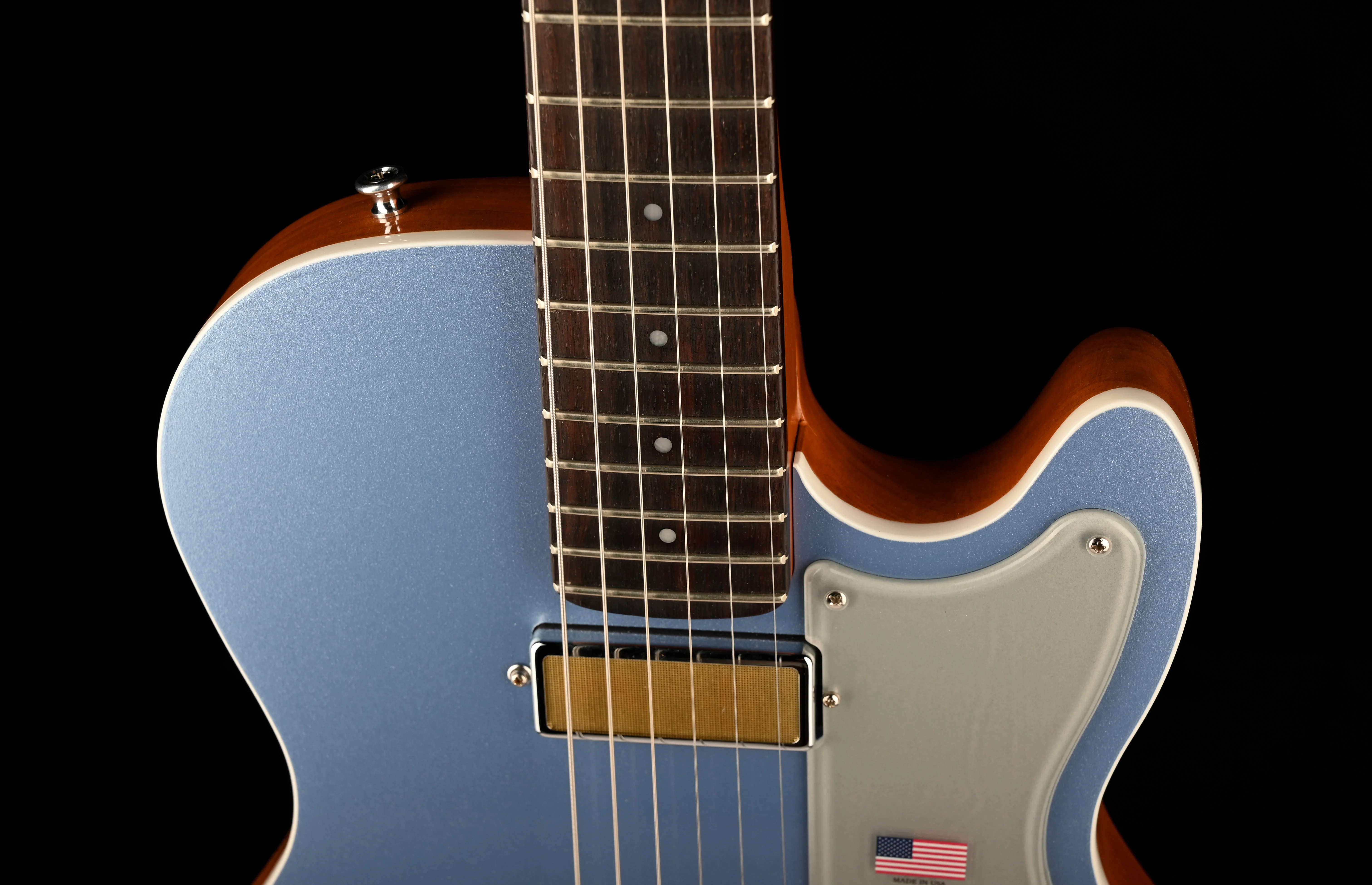 Used Harmony Jupiter Thinline Sky Blue With Mono Soft Case - Image 3