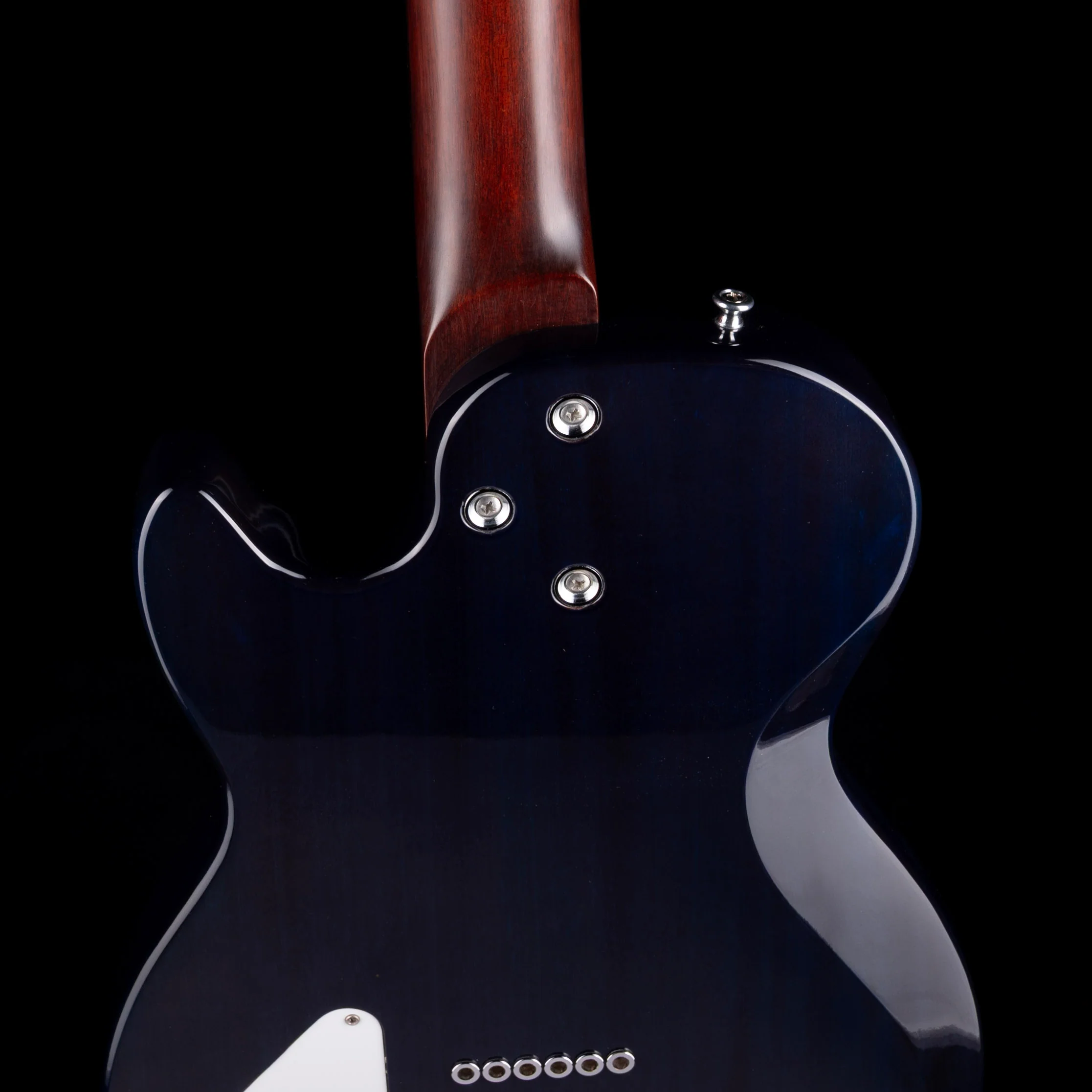 Used Harmony Limited Edition Flame Maple Jupiter Transparent Blue with Mono Case - Image 11