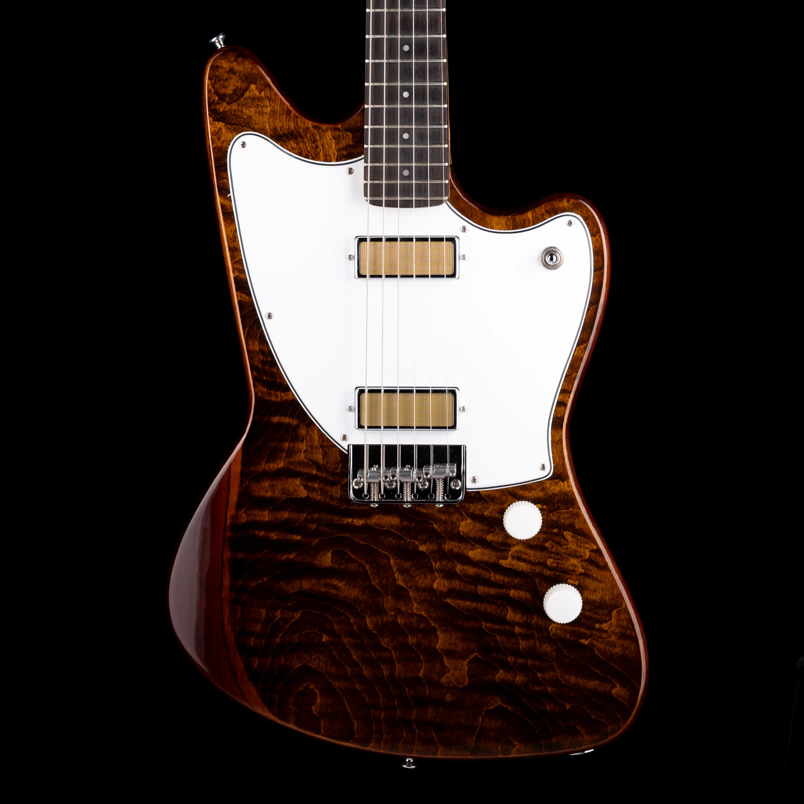 Used Harmony Limited Edition Flame Maple Silhouette Transparent Brown with Mono Case