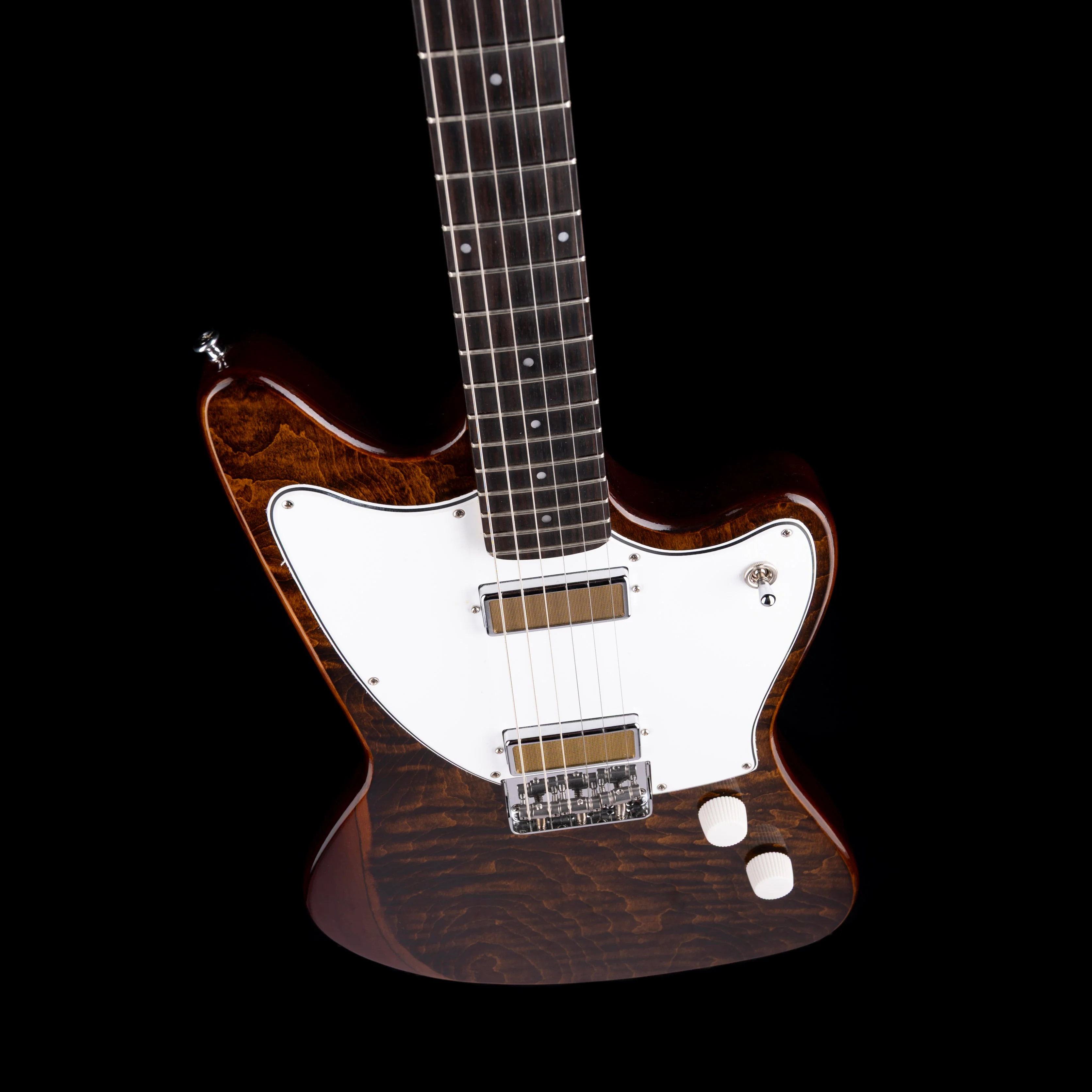 Used Harmony Limited Edition Flame Maple Silhouette Transparent Brown with Mono Case - Image 3