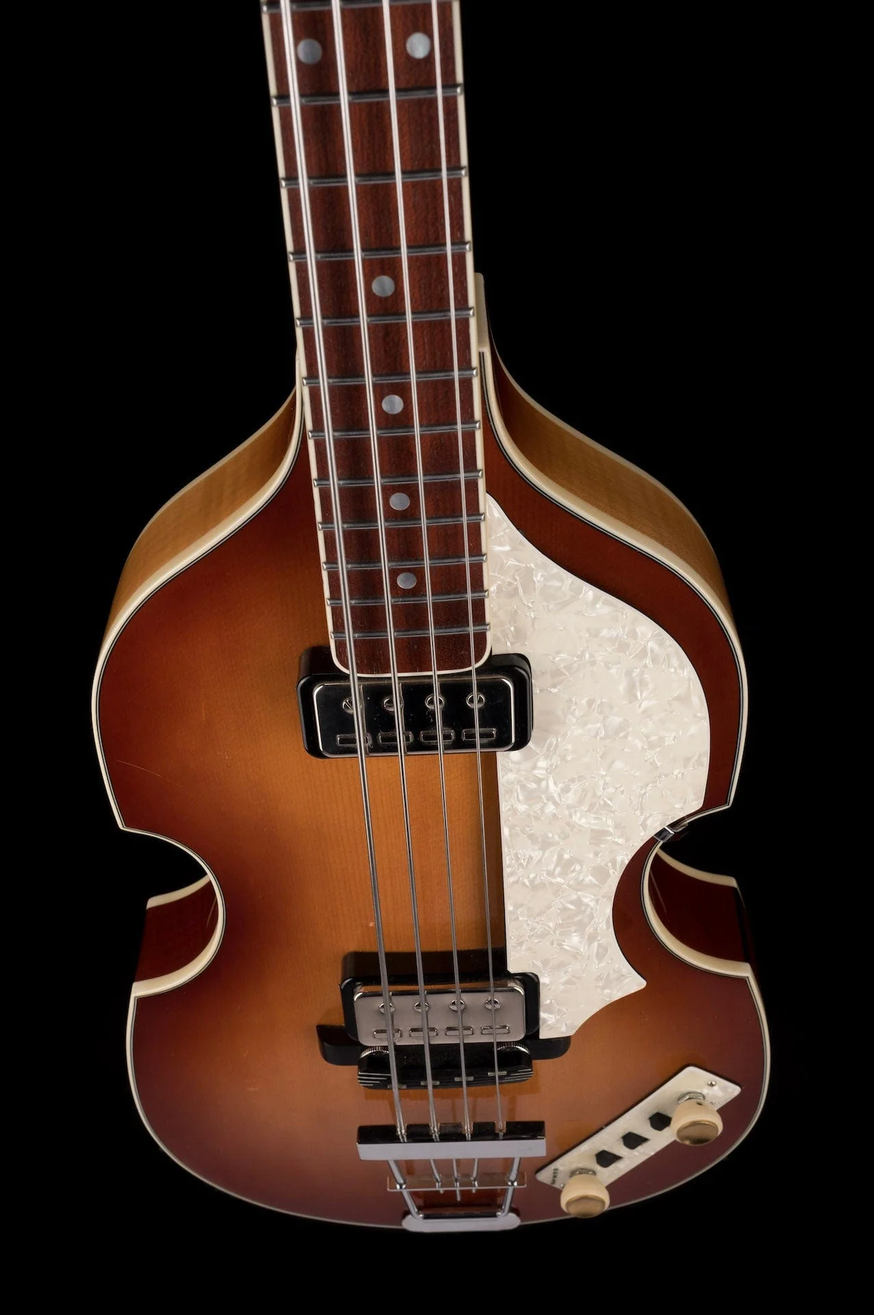 Used Hofner Contemporary HCT-500/1 Violin Bass Sunburst with Case - Image 4