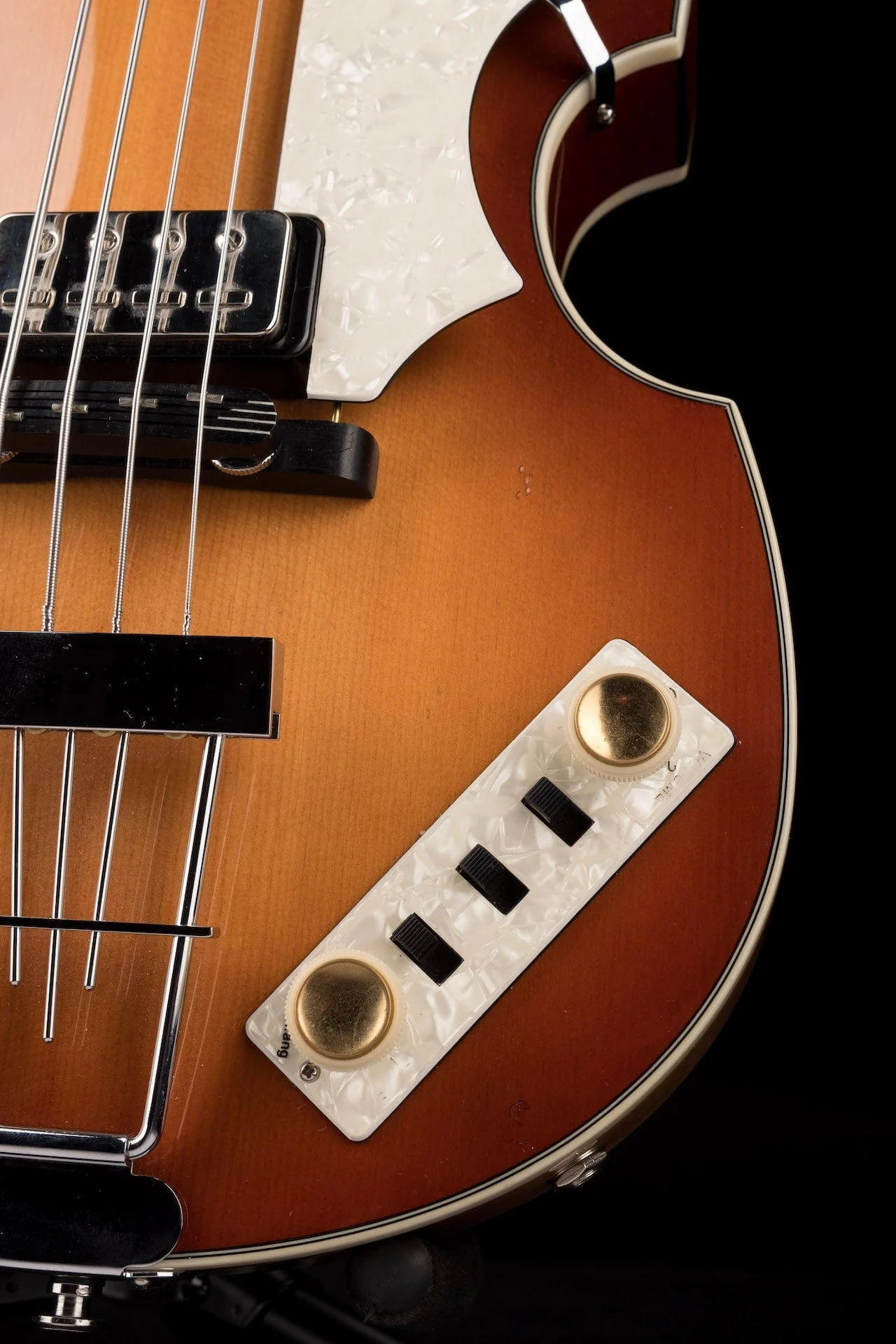 Used Hofner Contemporary HCT-500/1 Violin Bass Sunburst with Case - Image 8