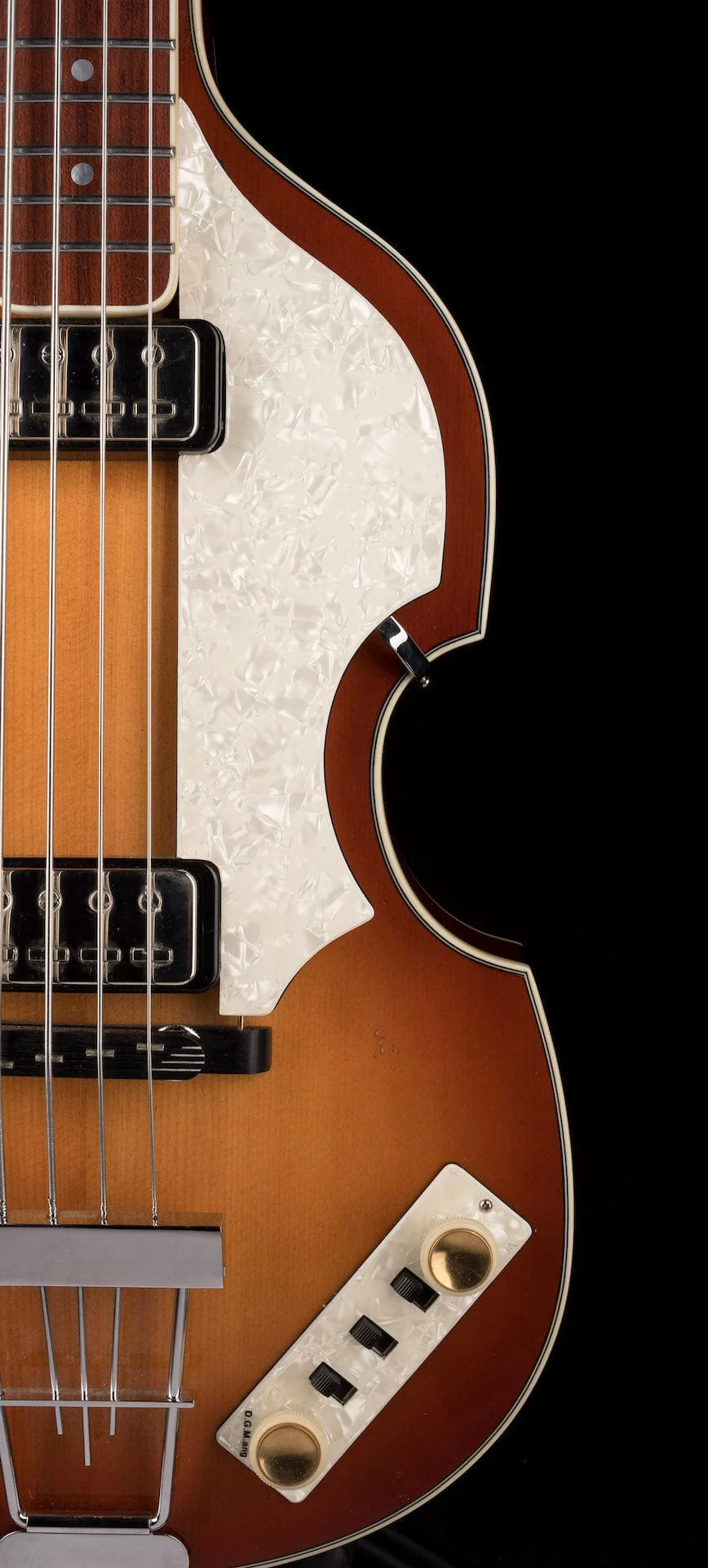 Used Hofner Contemporary HCT-500/1 Violin Bass Sunburst with Case - Image 9