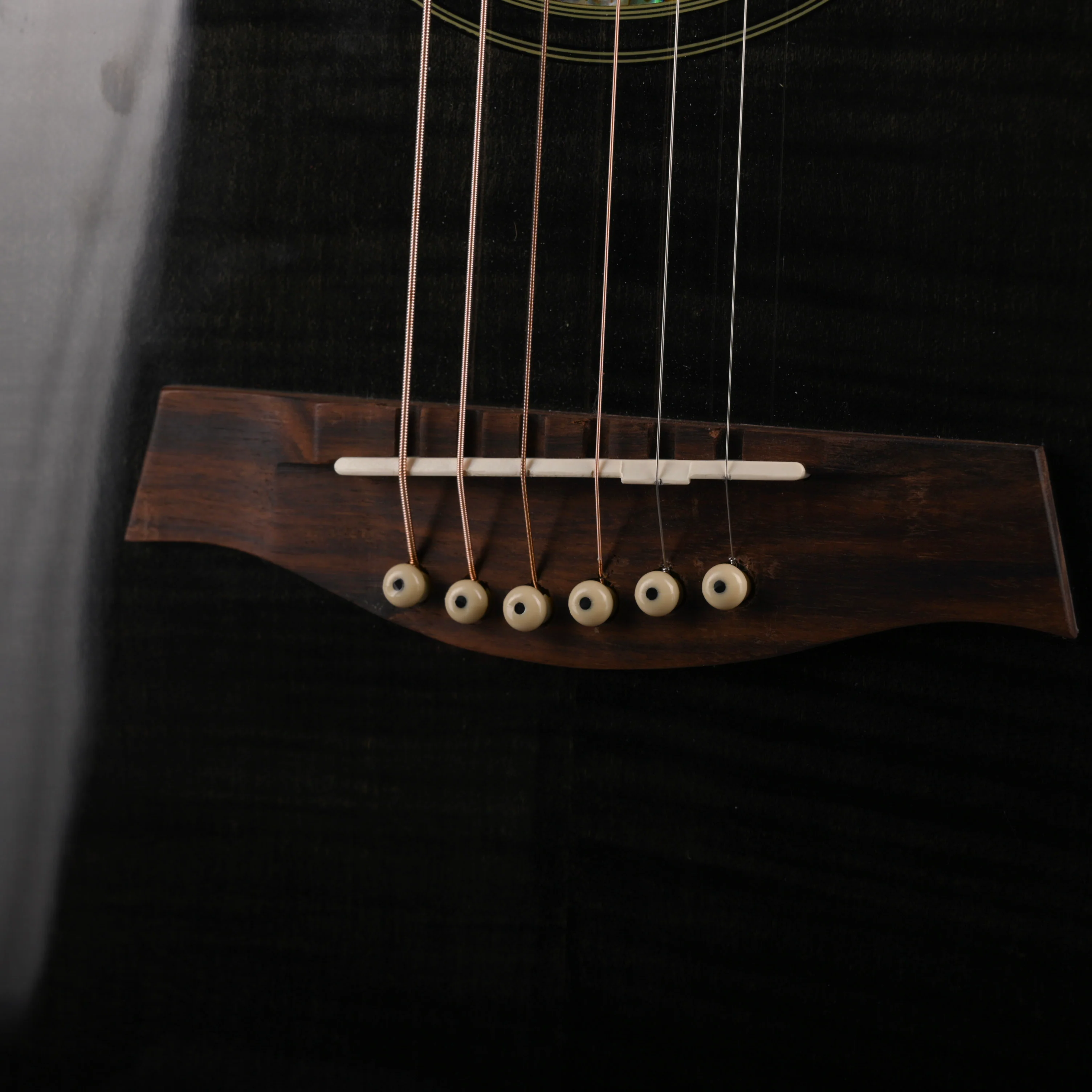 Used Ibanez AEF30E Trans Black Acoustic Electric Guitar with HSC - Image 6