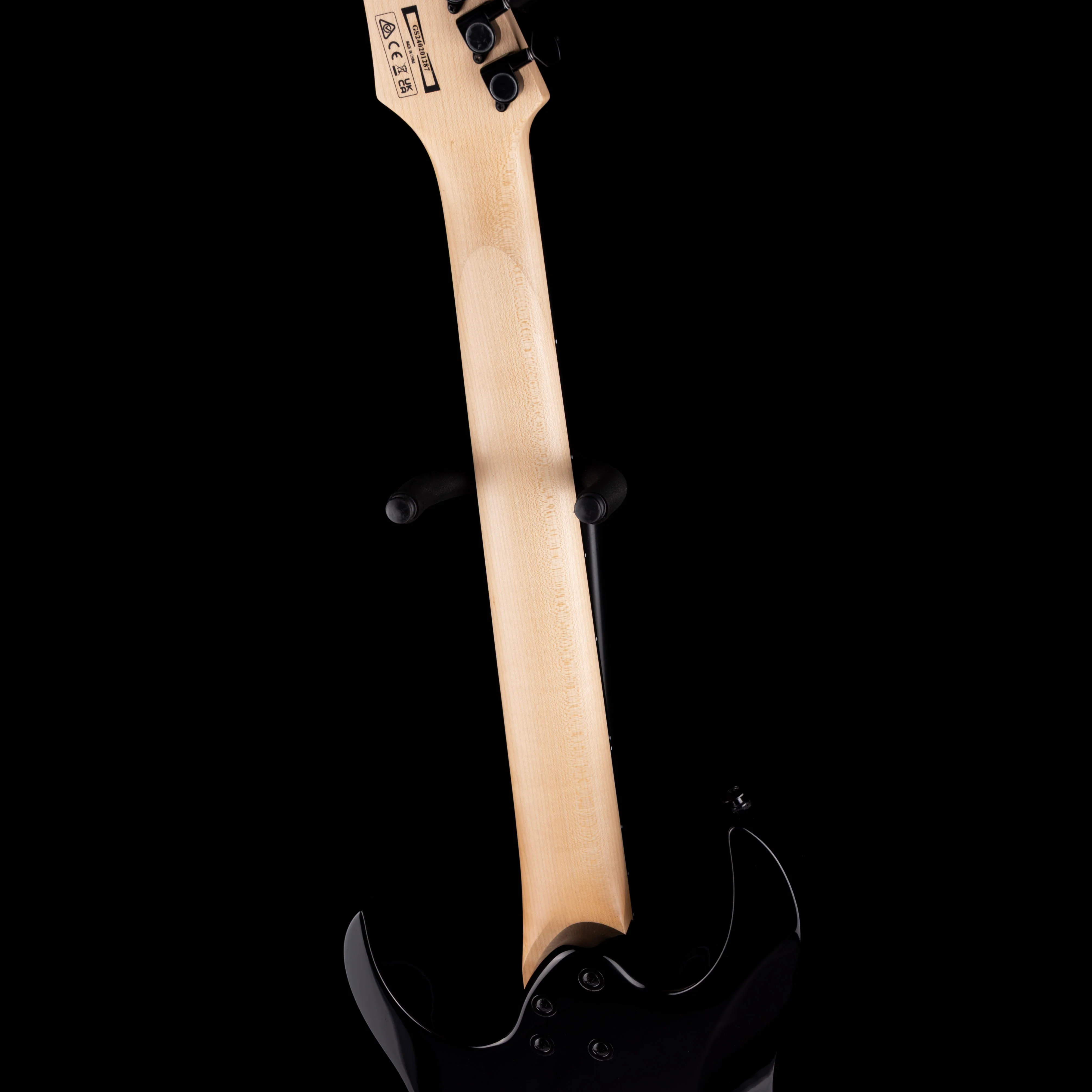 Used Ibanez GIO GRG7221QA 7-String Electric Guitar Trans Black With Gig Bag - Image 12