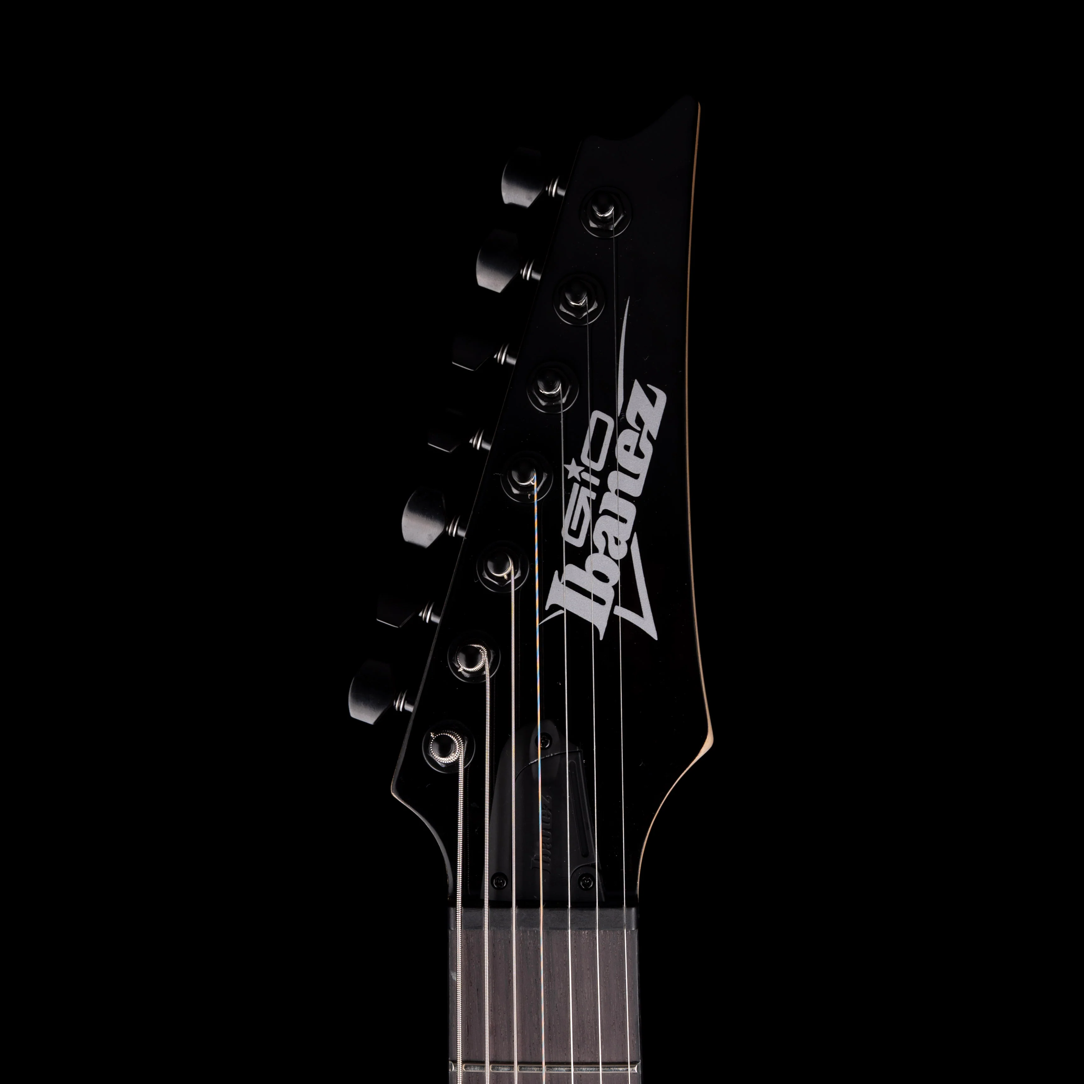 Used Ibanez GIO GRG7221QA 7-String Electric Guitar Trans Black With Gig Bag - Image 8