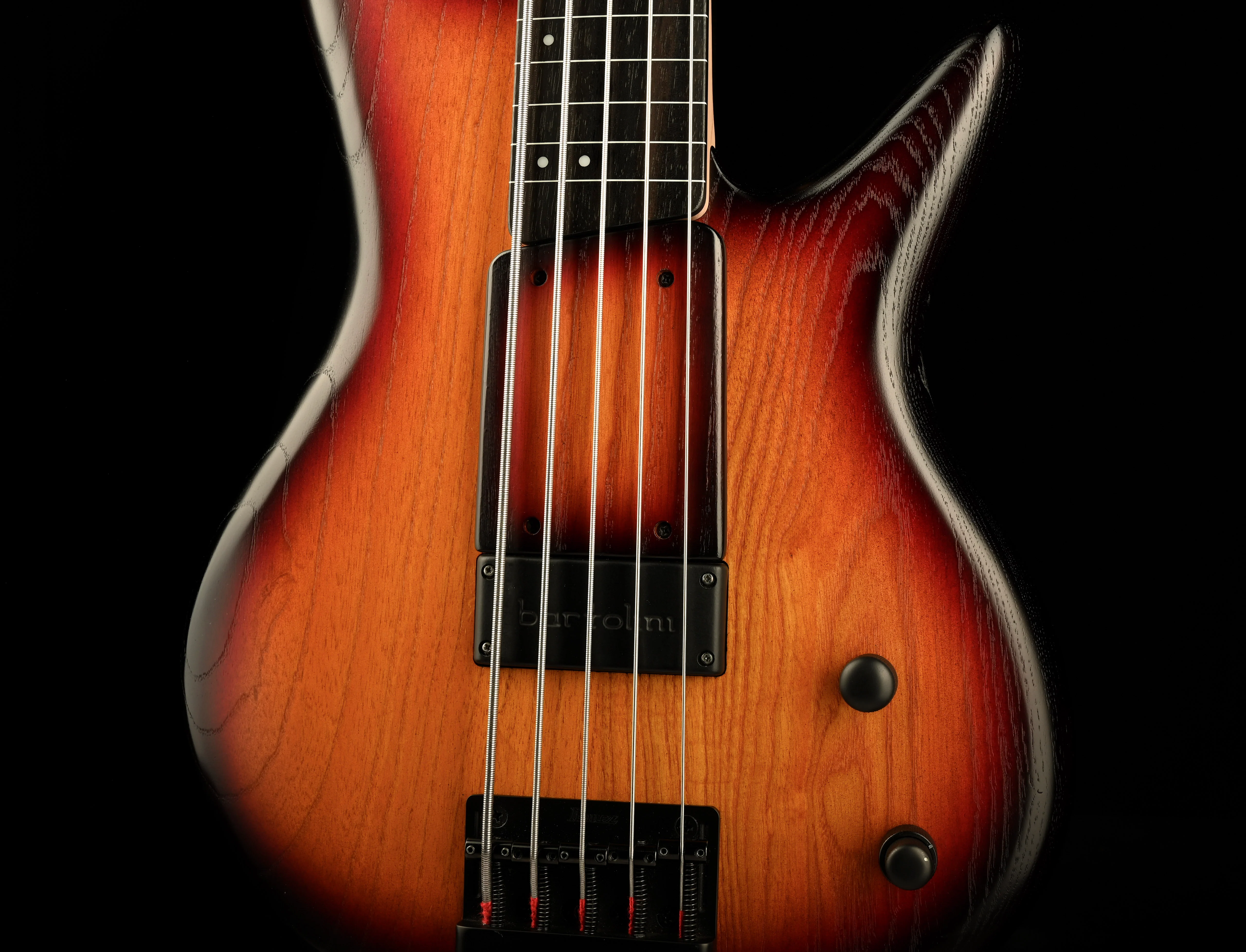 Used Ibanez GWB205 Gary Willis Fretless 5-String Electric Bass Tequila Sunrise Flat with Gig Bag - Image 6