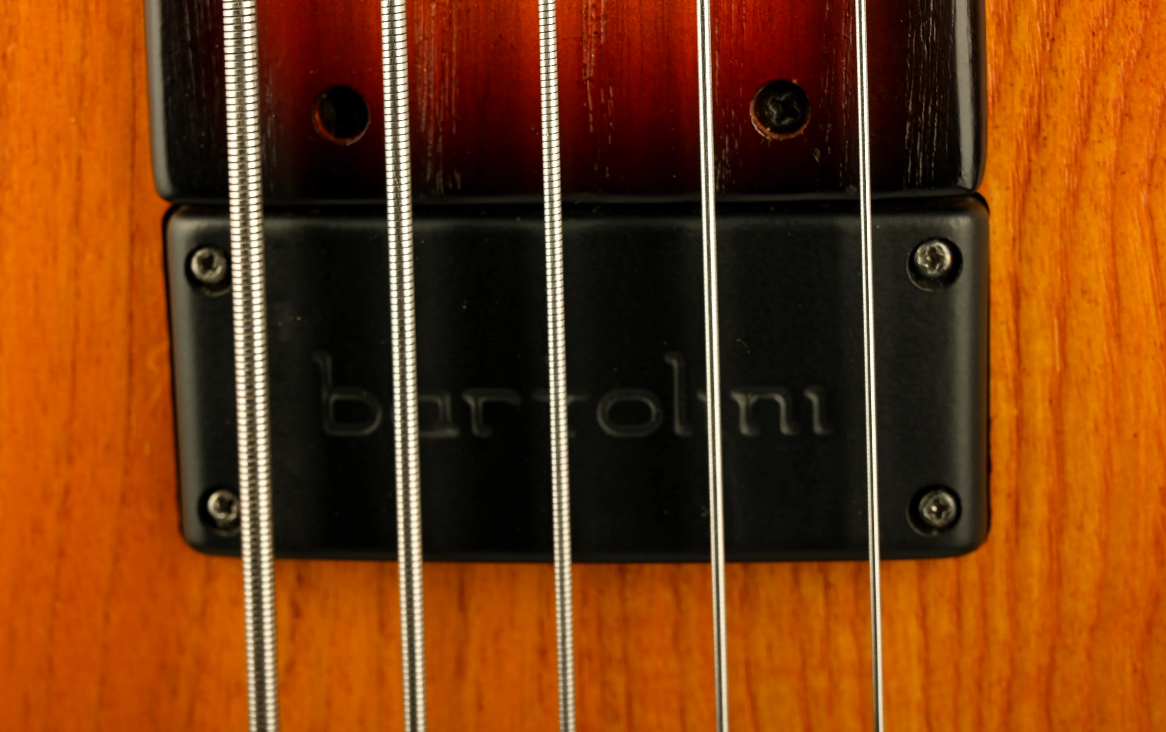 Used Ibanez GWB205 Gary Willis Fretless 5-String Electric Bass Tequila Sunrise Flat with Gig Bag - Image 7