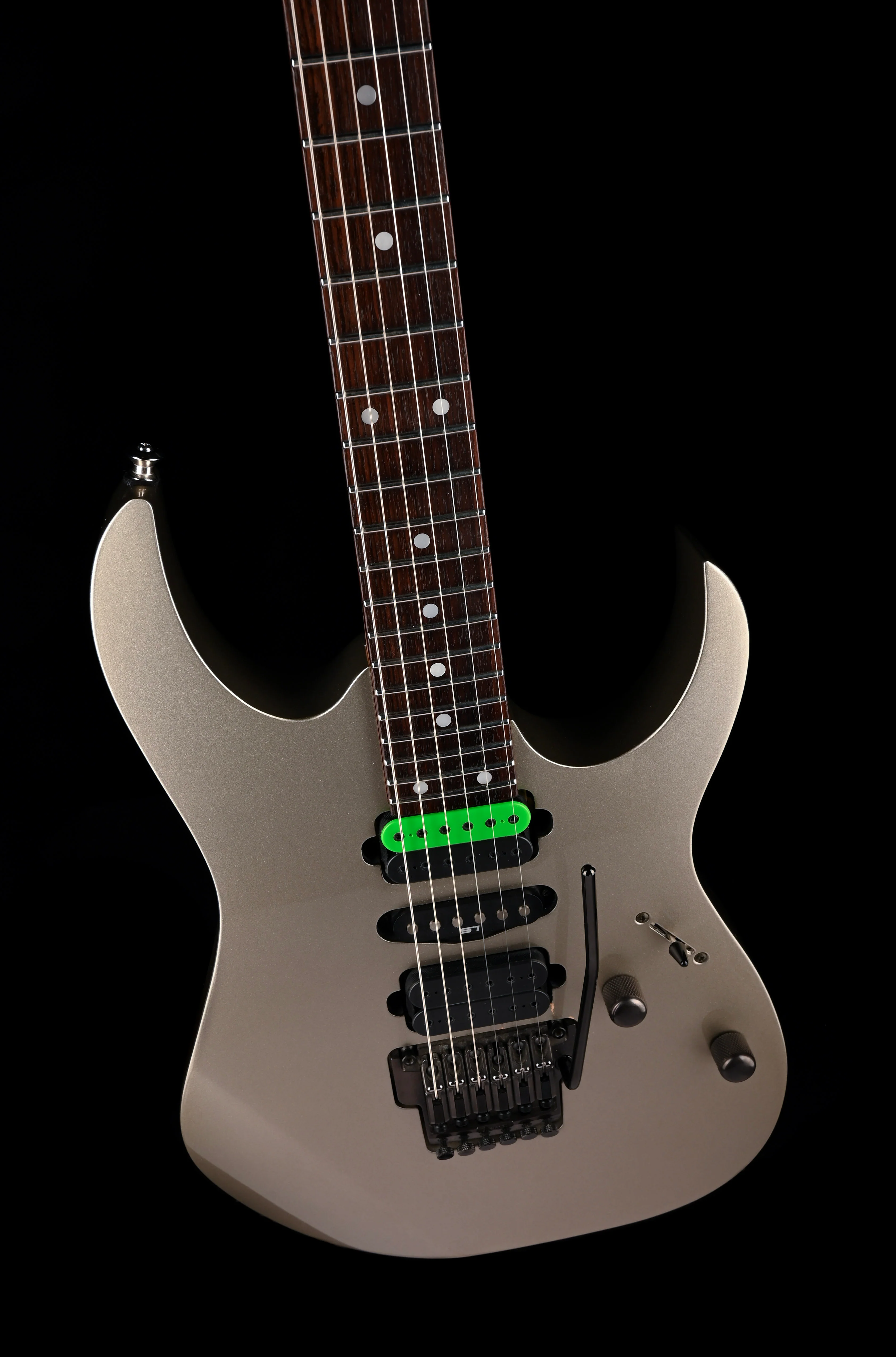 Used Ibanez Prestige RG1570-GN Gray Nickel Hot Rodded with Gig Bag - Image 4