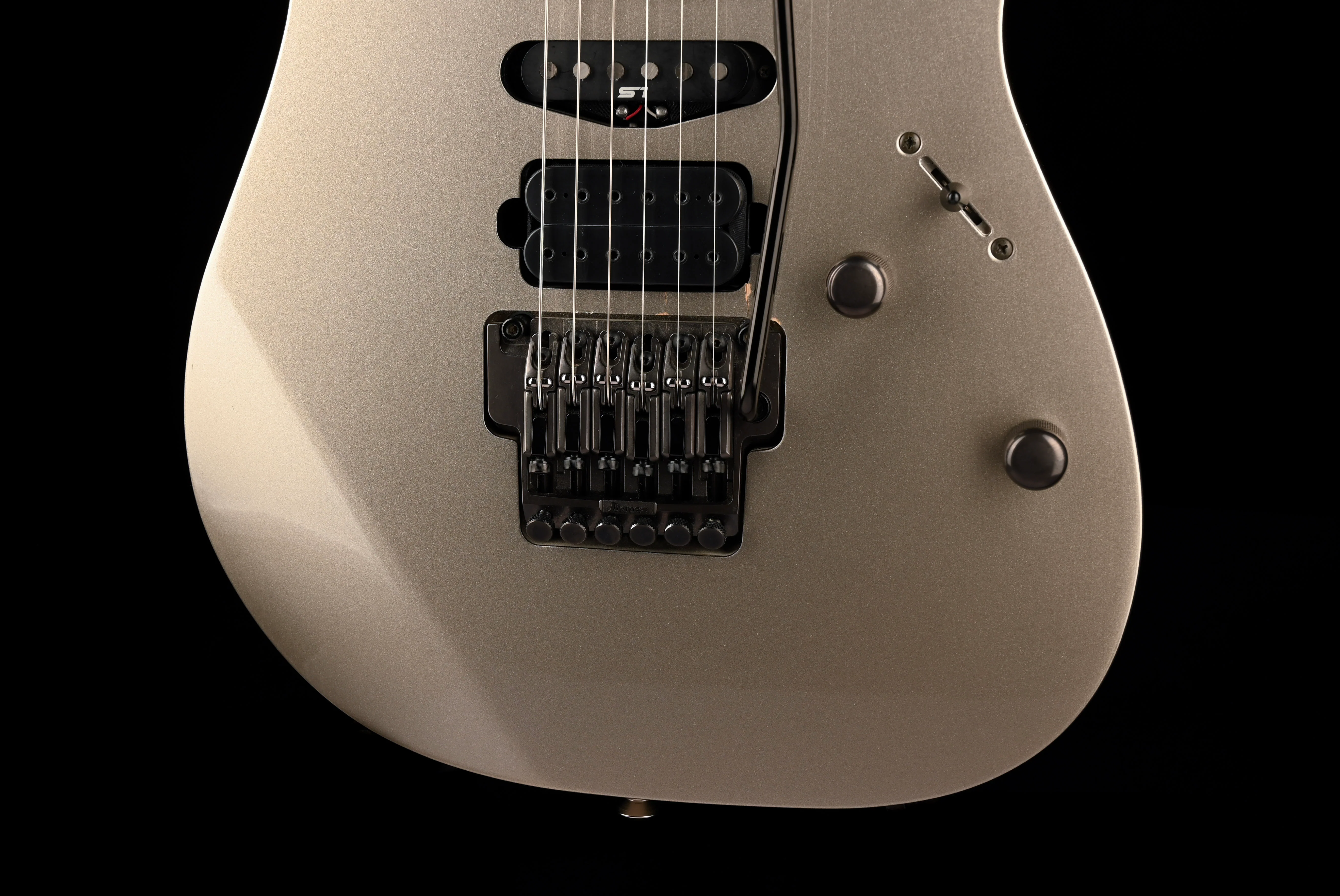 Used Ibanez Prestige RG1570-GN Gray Nickel Hot Rodded with Gig Bag - Image 5