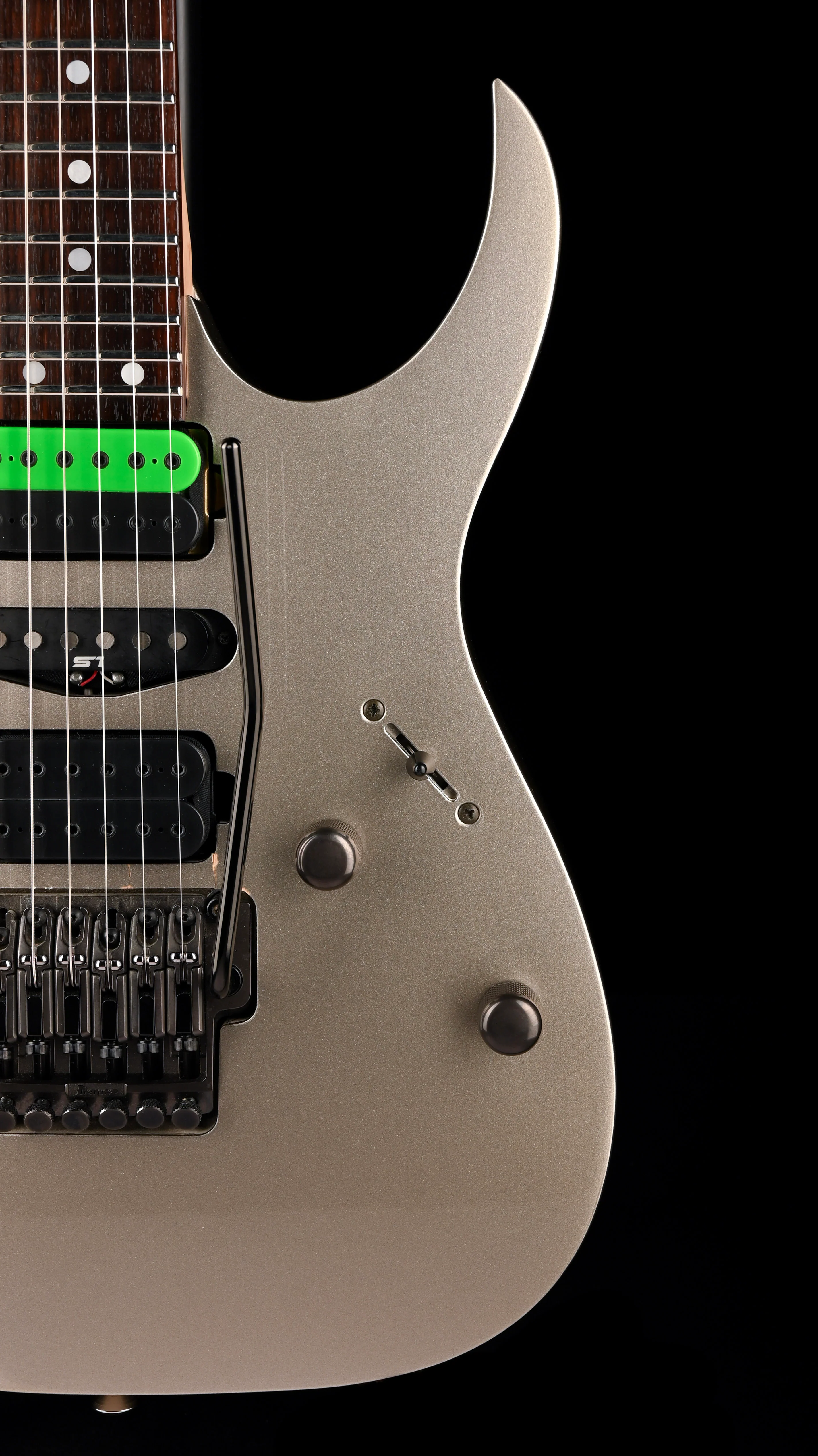 Used Ibanez Prestige RG1570-GN Gray Nickel Hot Rodded with Gig Bag - Image 9