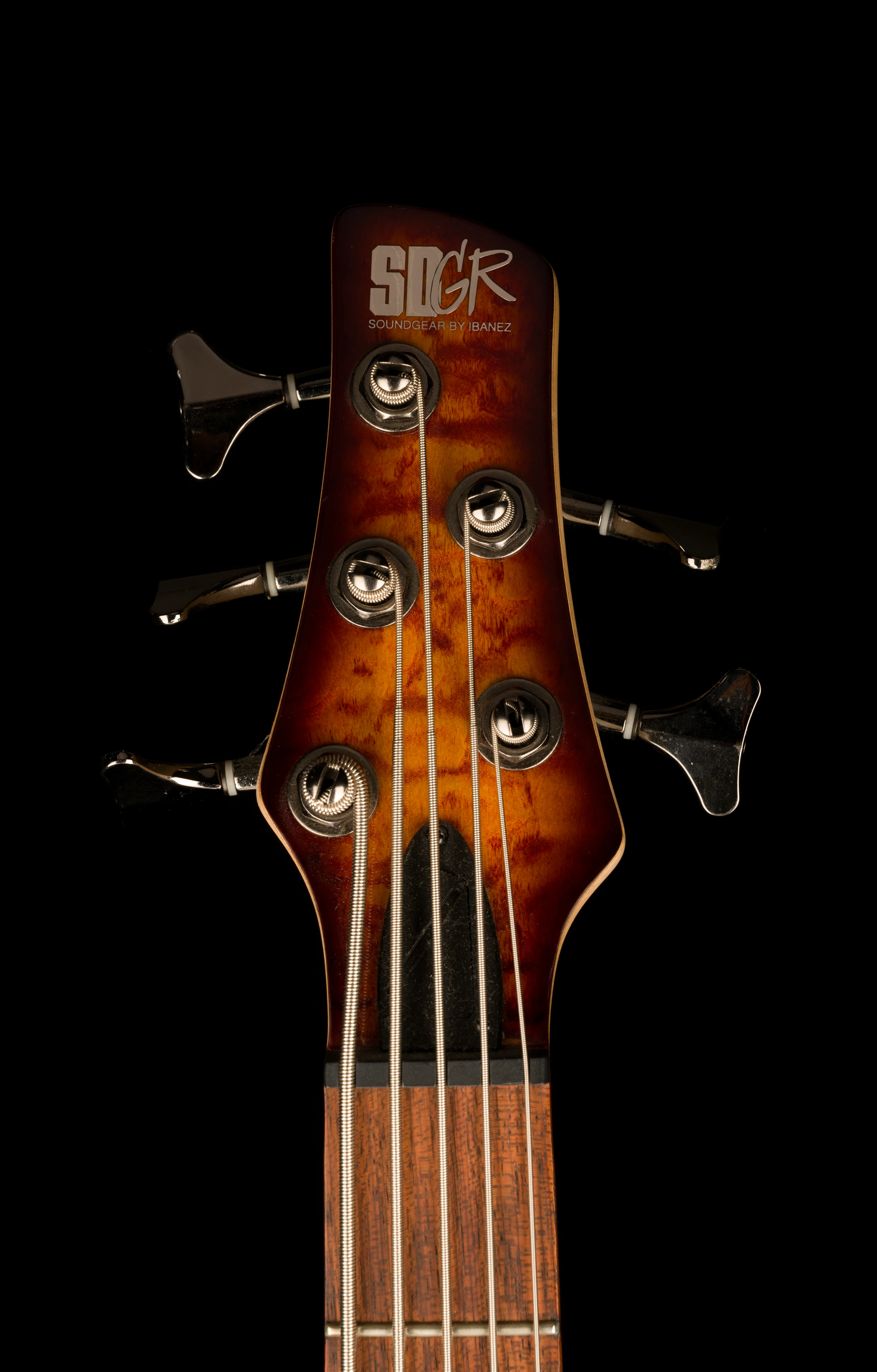 Used Ibanez SR405EQM SR Standard 5-String Bass Quilted Maple Dragon Eye Burst - Image 12