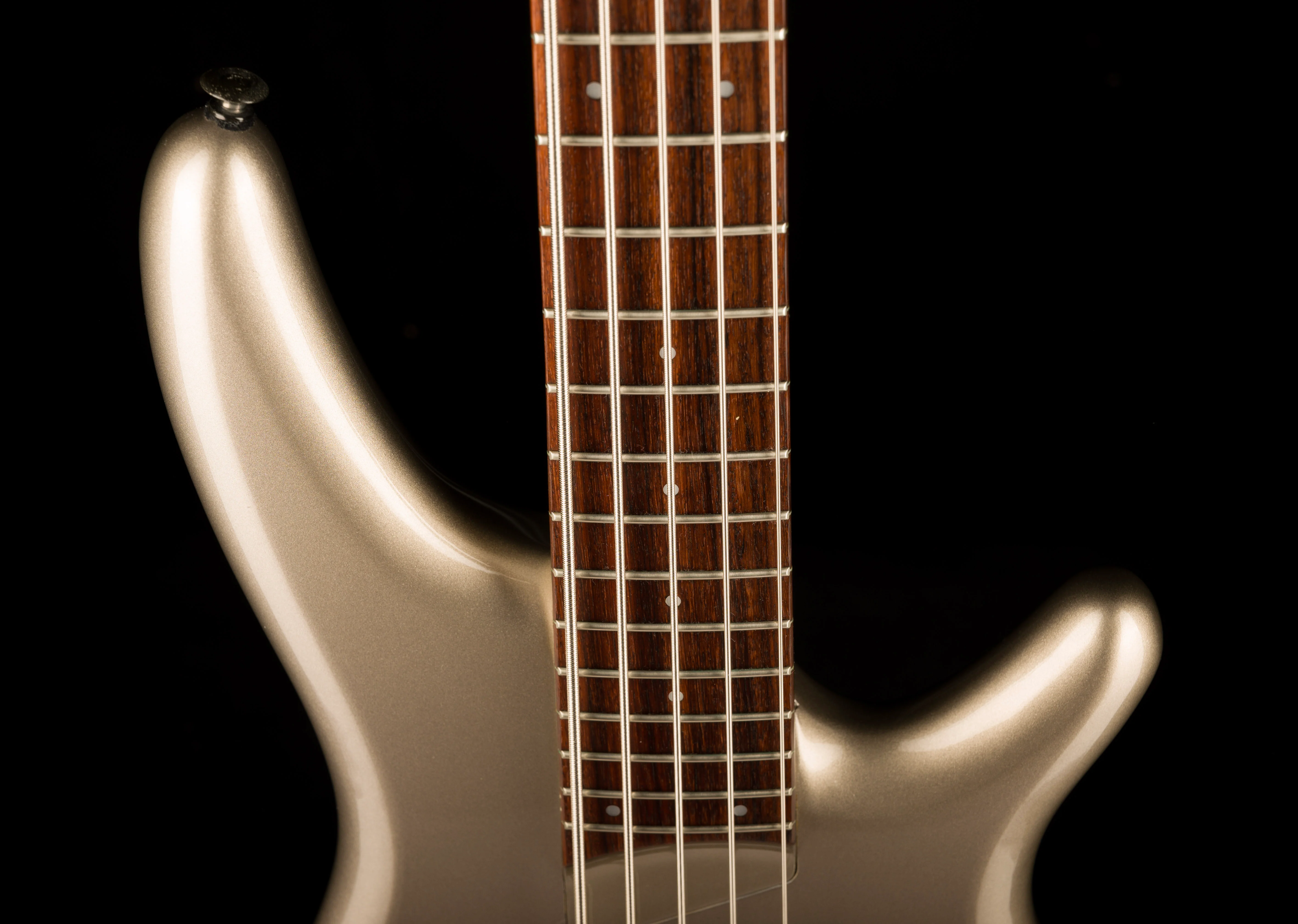 Used Ibanez SR885 5-String Pewter Bass With Case - Image 3