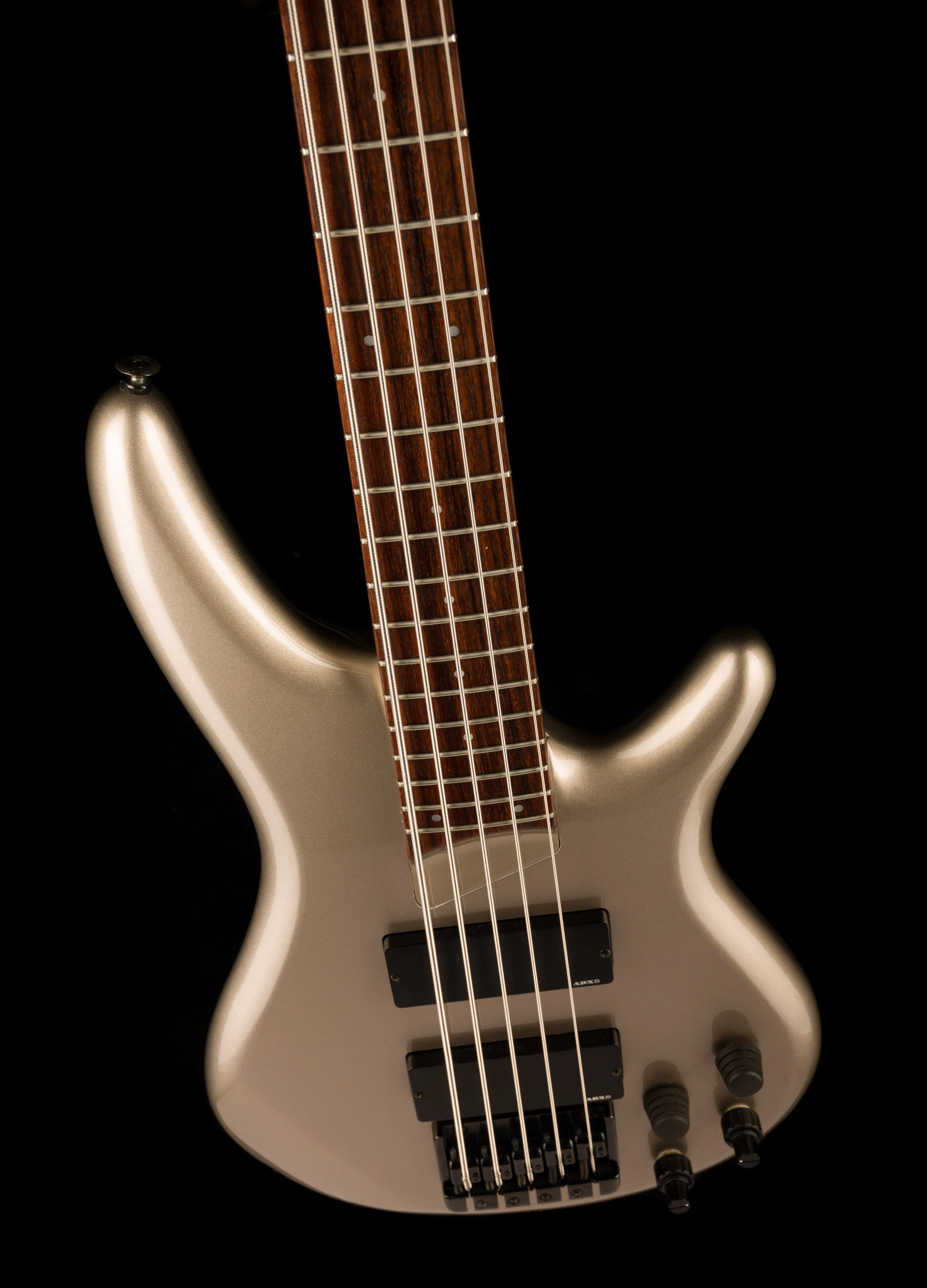 Used Ibanez SR885 5-String Pewter Bass With Case - Image 4