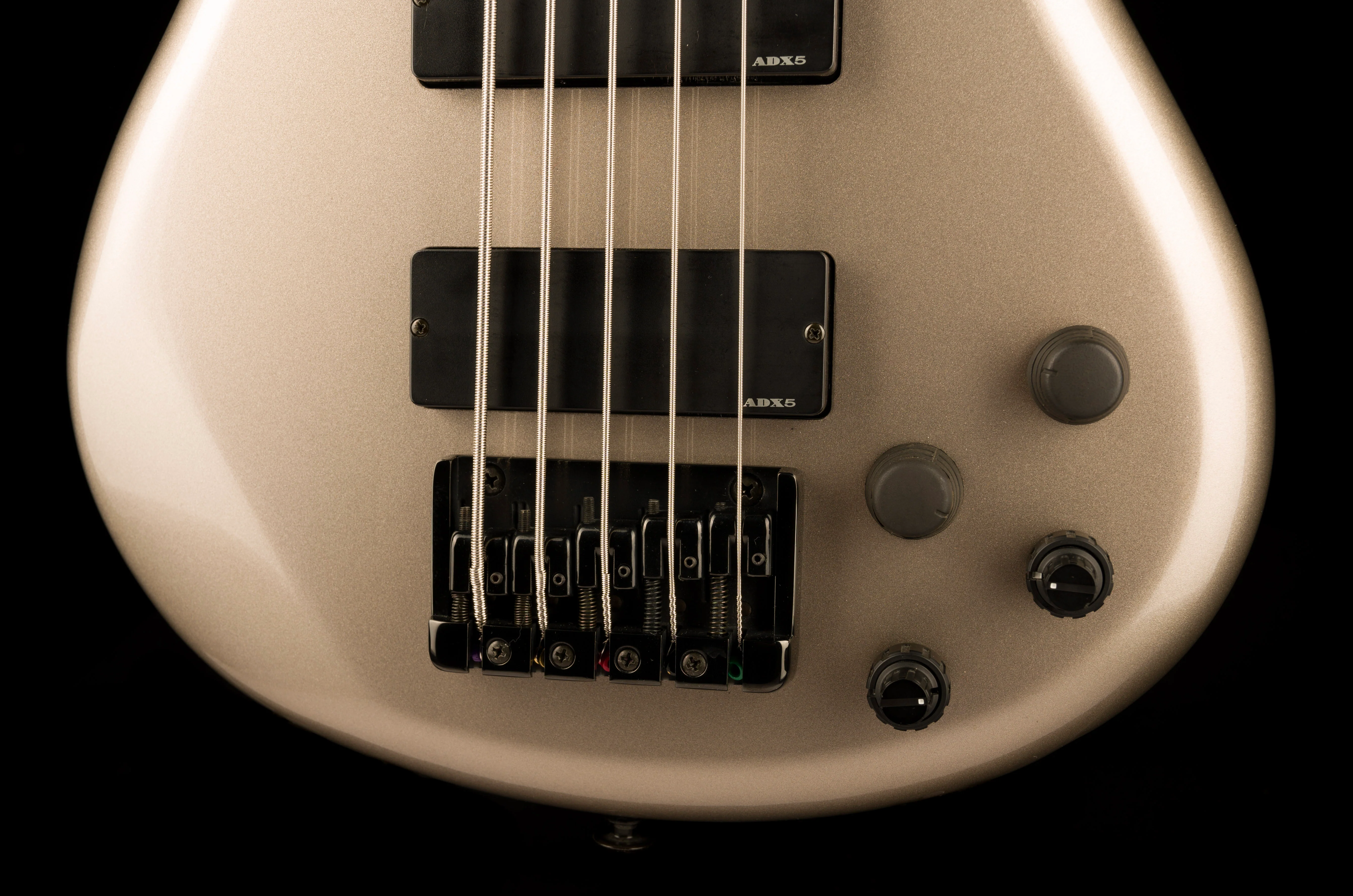 Used Ibanez SR885 5-String Pewter Bass With Case - Image 5