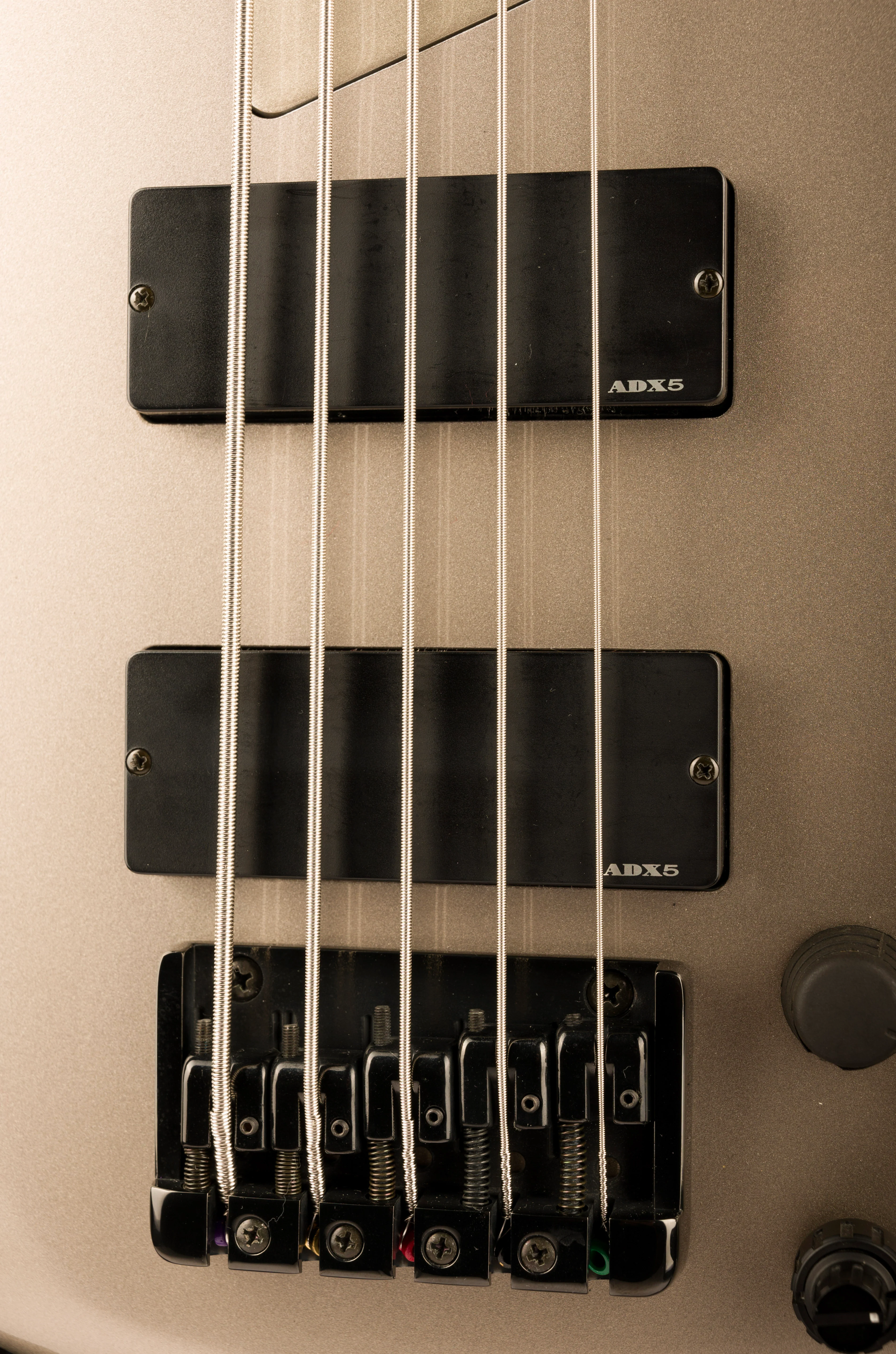 Used Ibanez SR885 5-String Pewter Bass With Case - Image 7